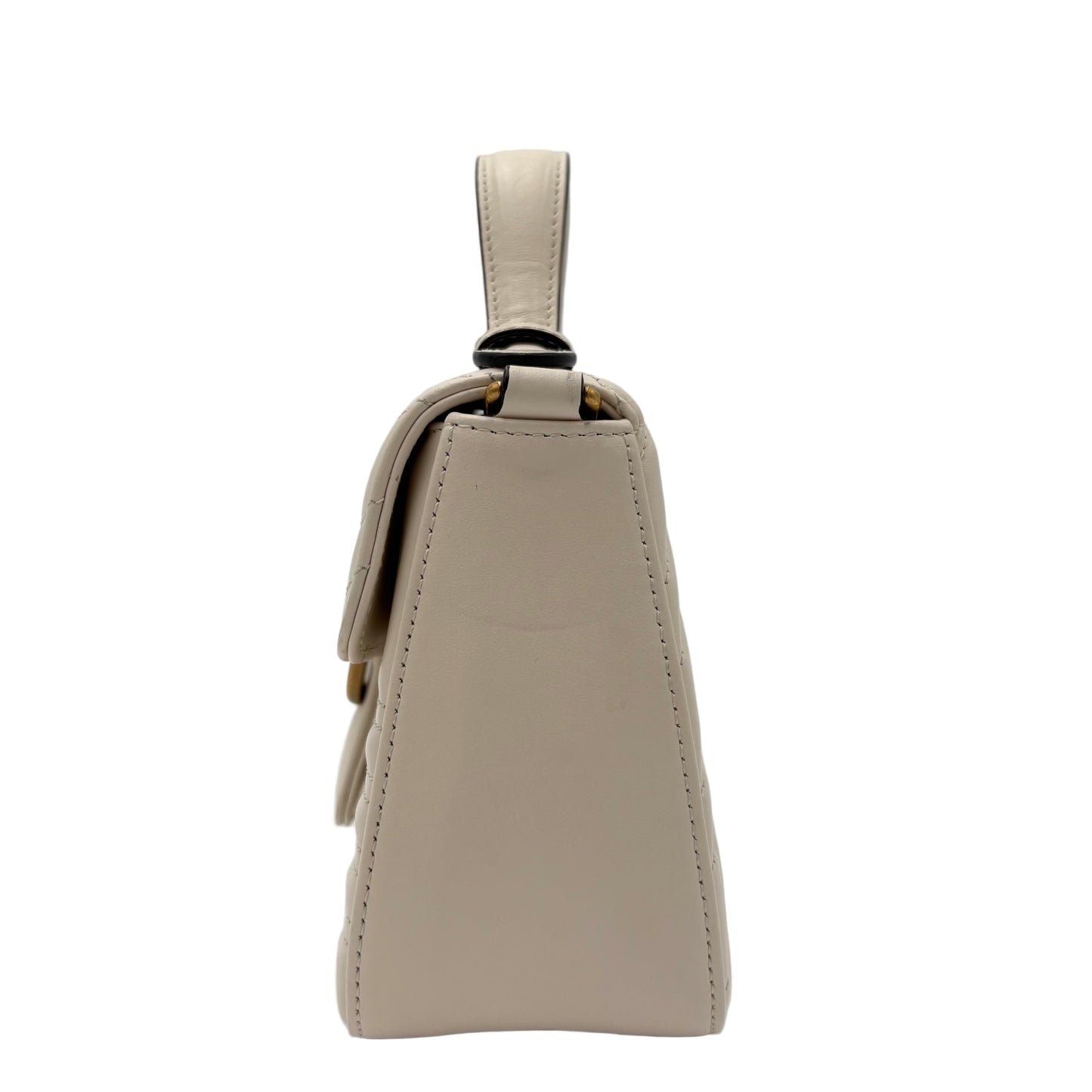 MIB Gucci GG Marmont mini top handle bag Ivory