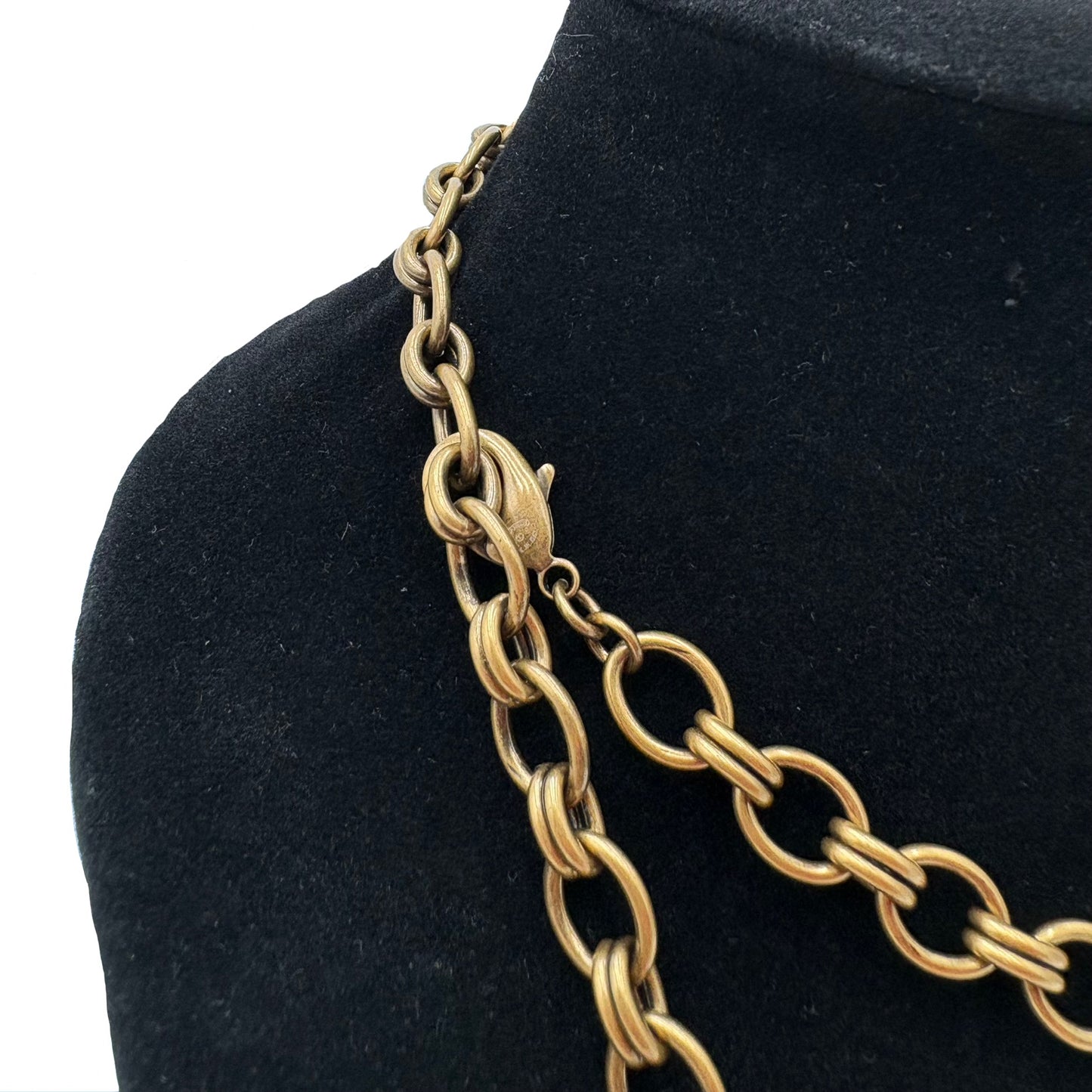 2020 Chanel Crystal City Of Lights Letter Necklace