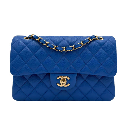 Chipped Chanel Caviar Double Flap Bag