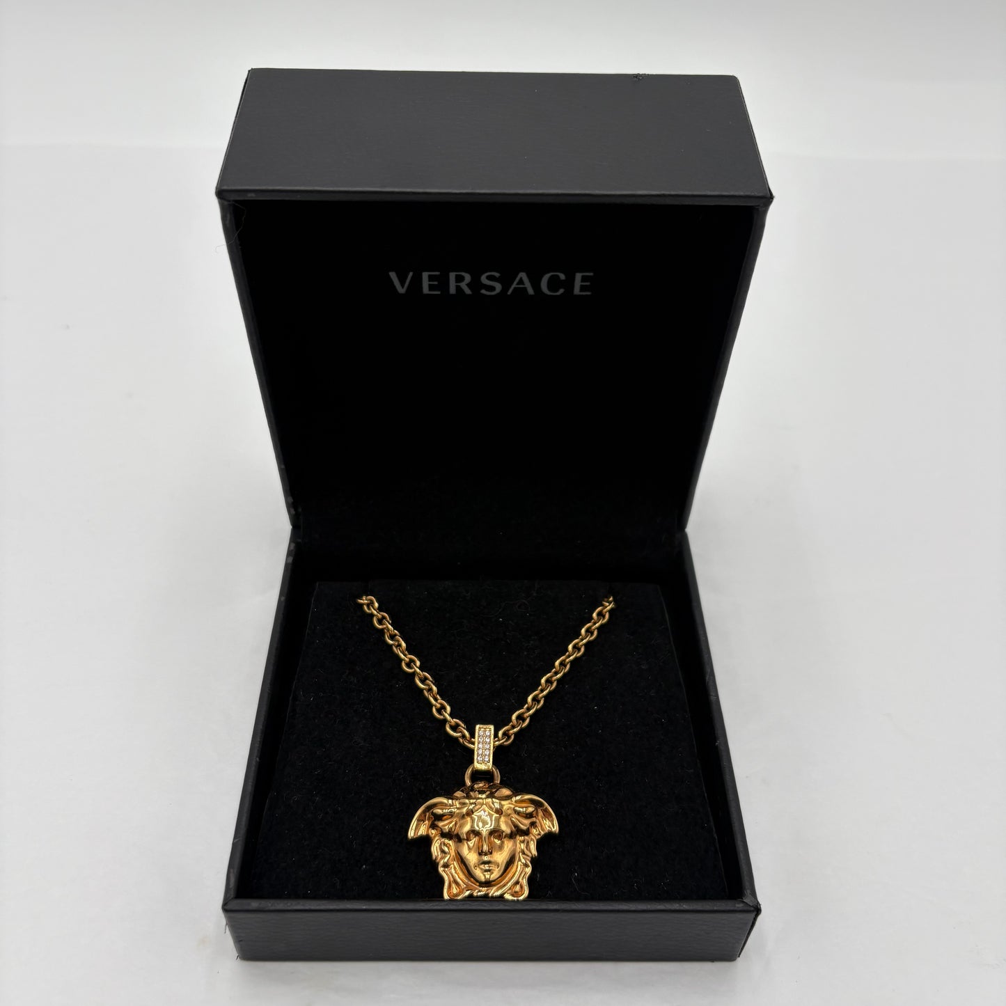 Versace La Medusa Crystal Necklace