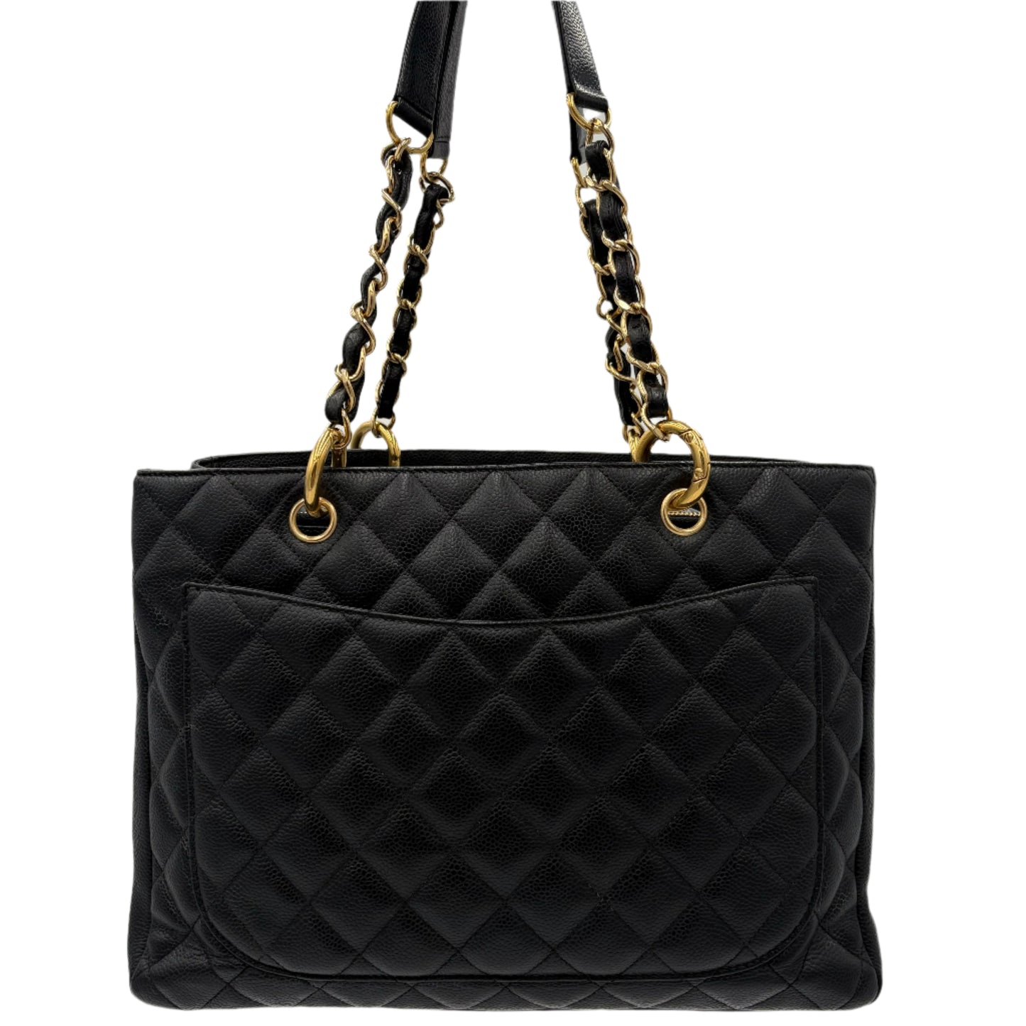 2008/09 Chanel Grand Shopping Tote-Black Caviar