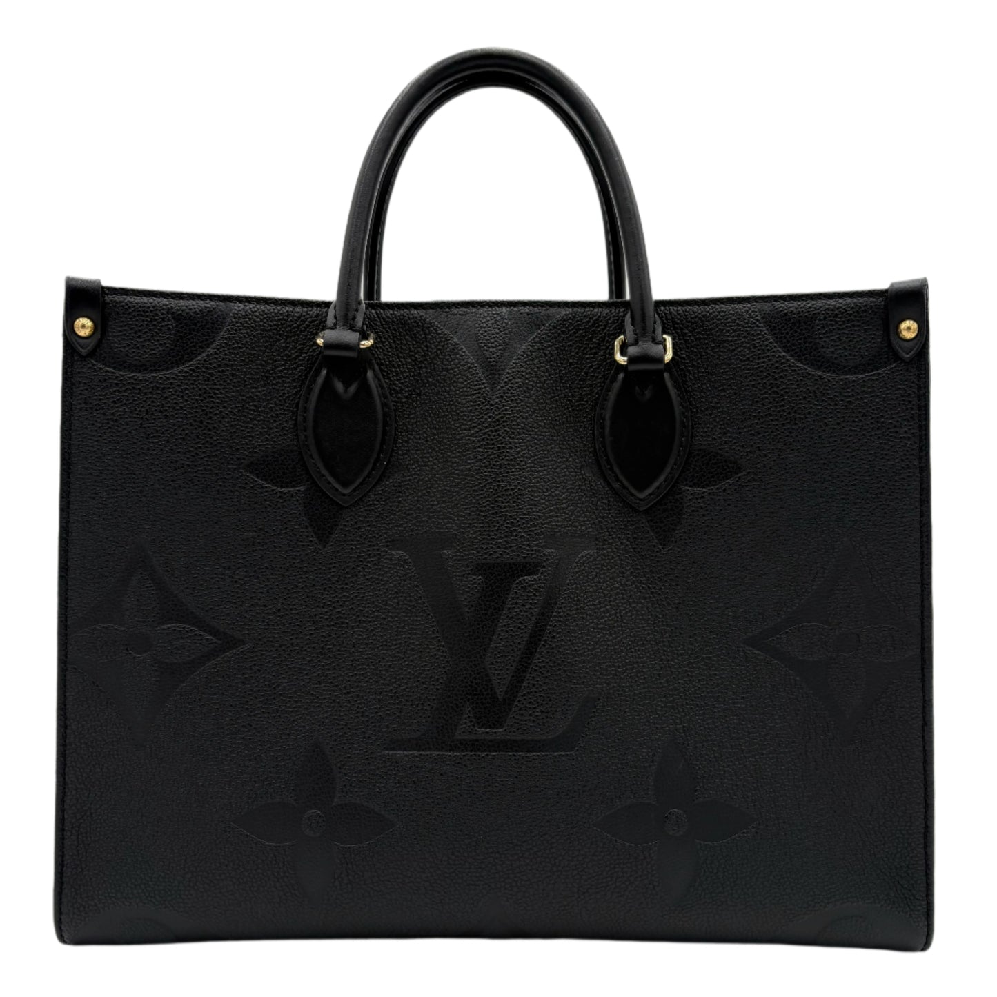 Louis Vuitton OnTheGo Empreinte Black Leather MM