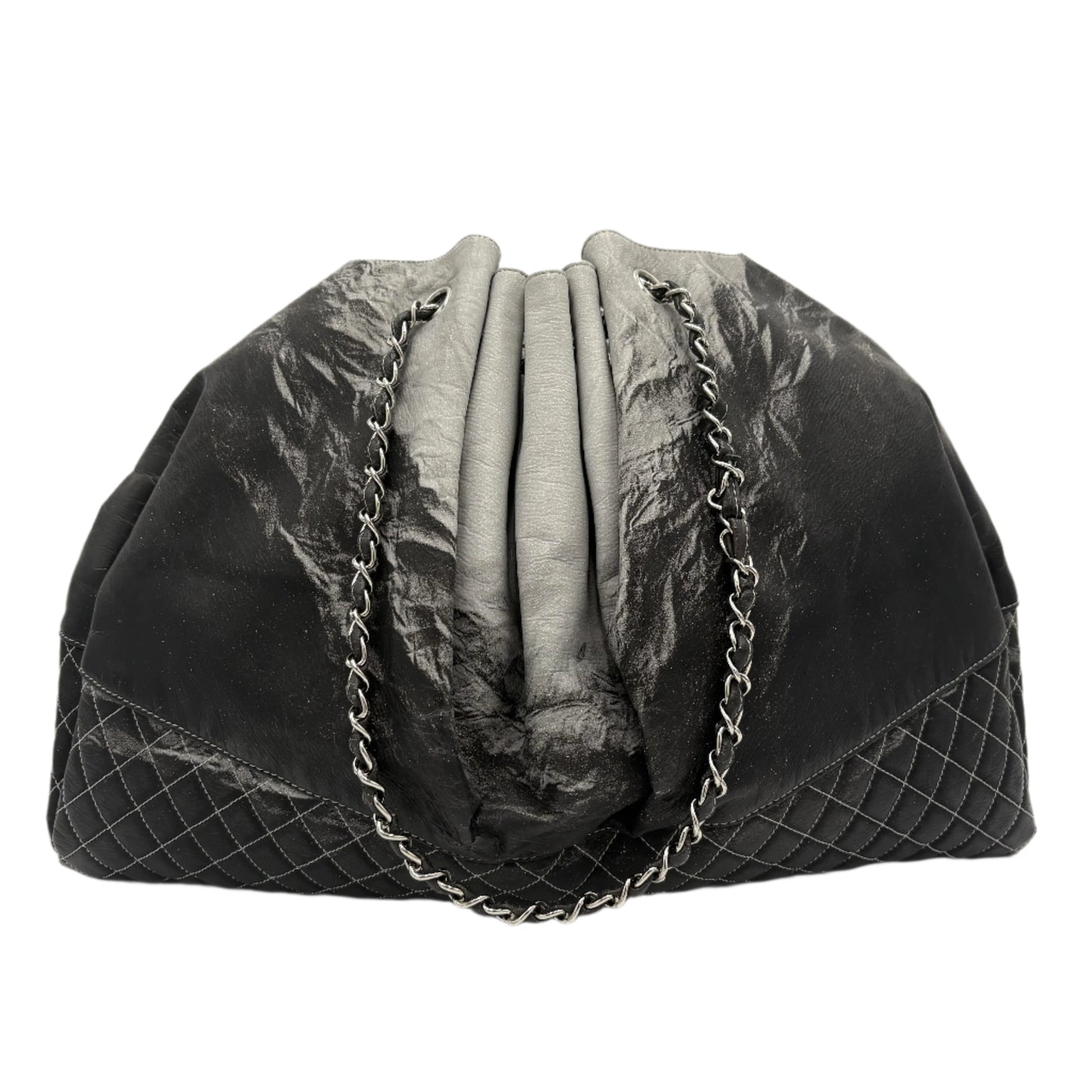 Chanel Melrose Ombre Patent-Black/Grey