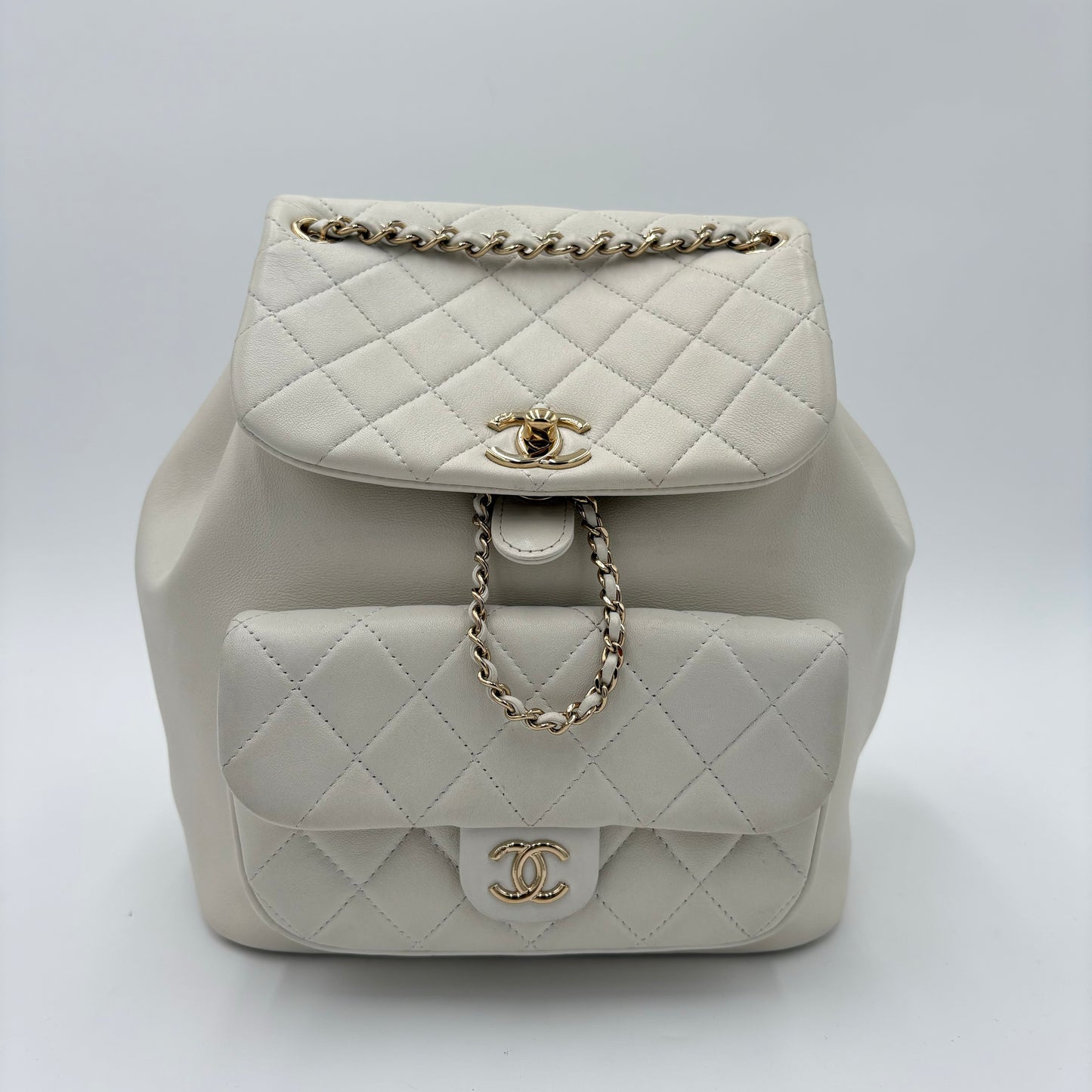2023 Chanel Duma Drawstring Backpack