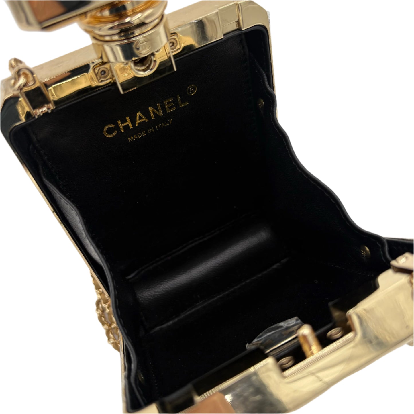 Gold Chanel No5 Minaudière Perfume