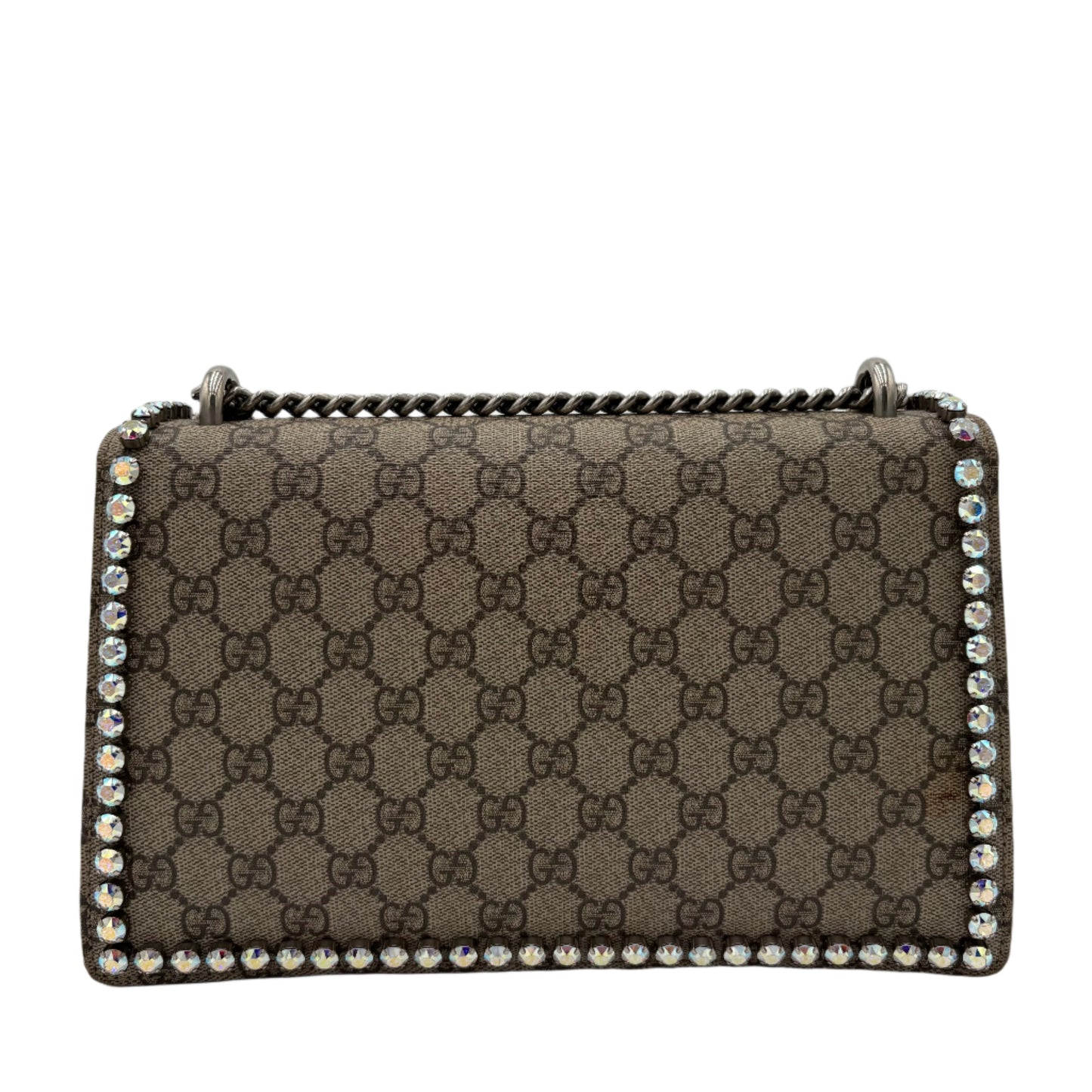 2018 Gucci GG Supreme Crystal Studded Dionysus