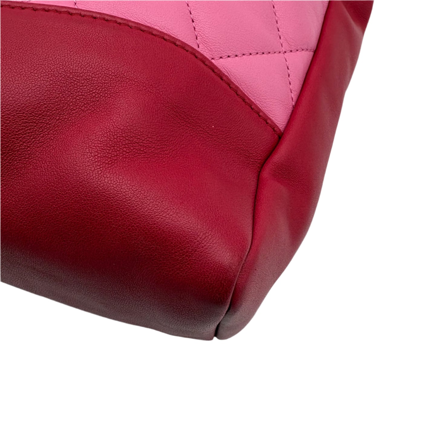 Chanel 31 Lambskin Large Shopping Tote : Pink/Red