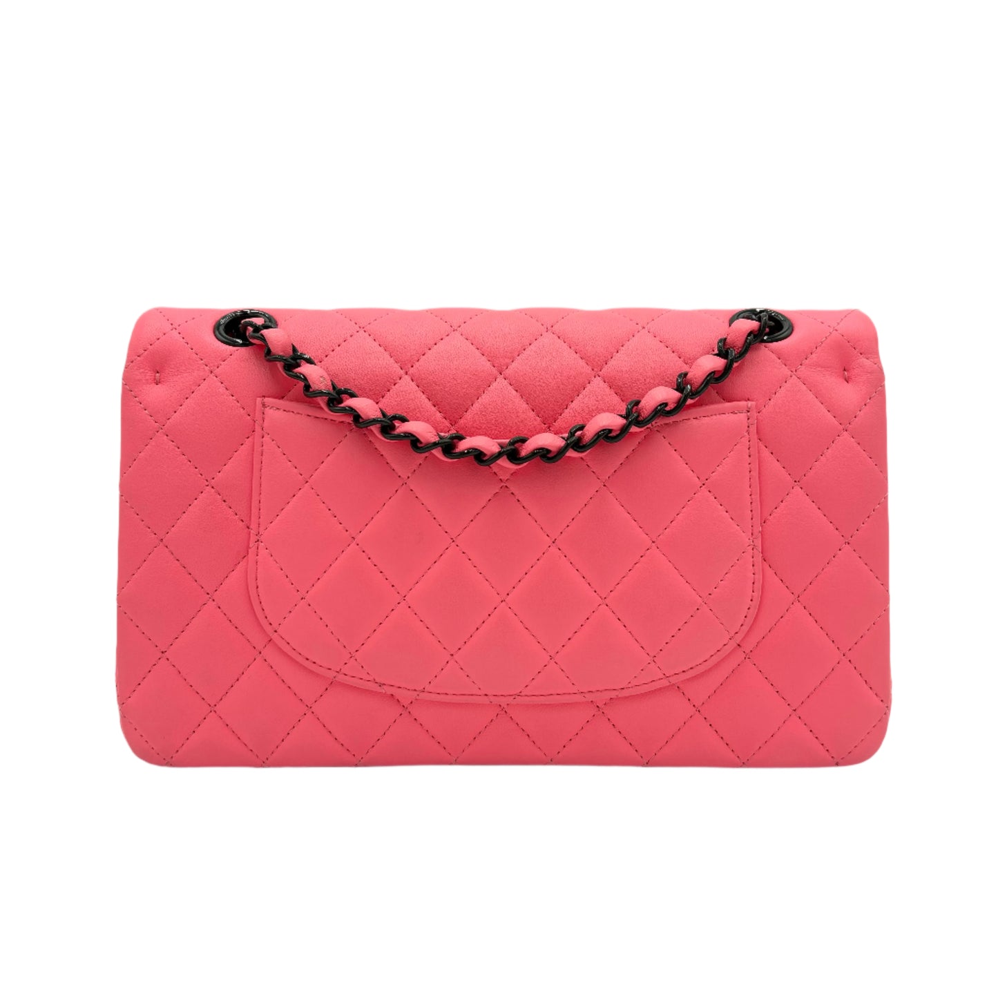 2024 Chanel Double Flap Lambskin Medium Bag