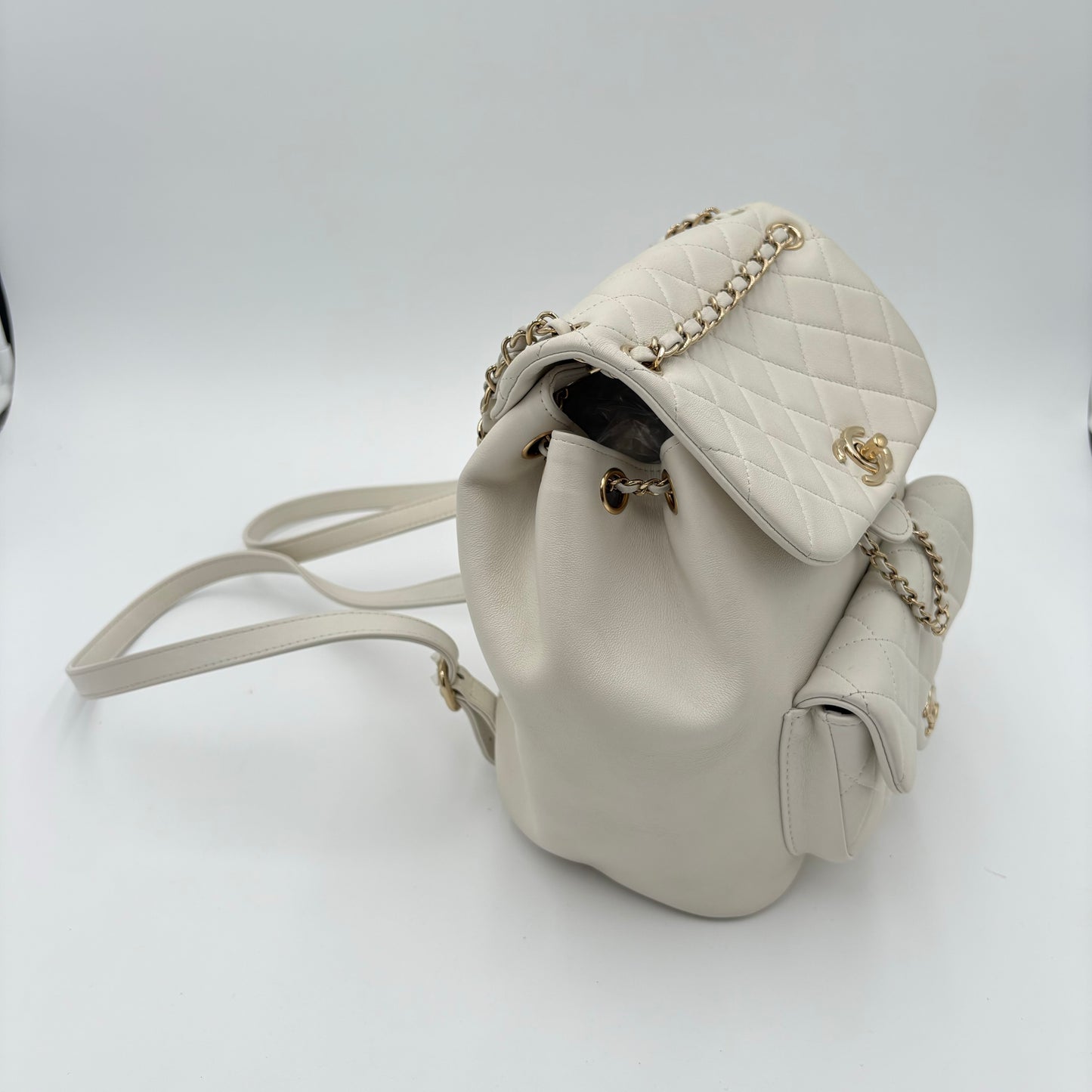 2023 Chanel Duma Drawstring Backpack