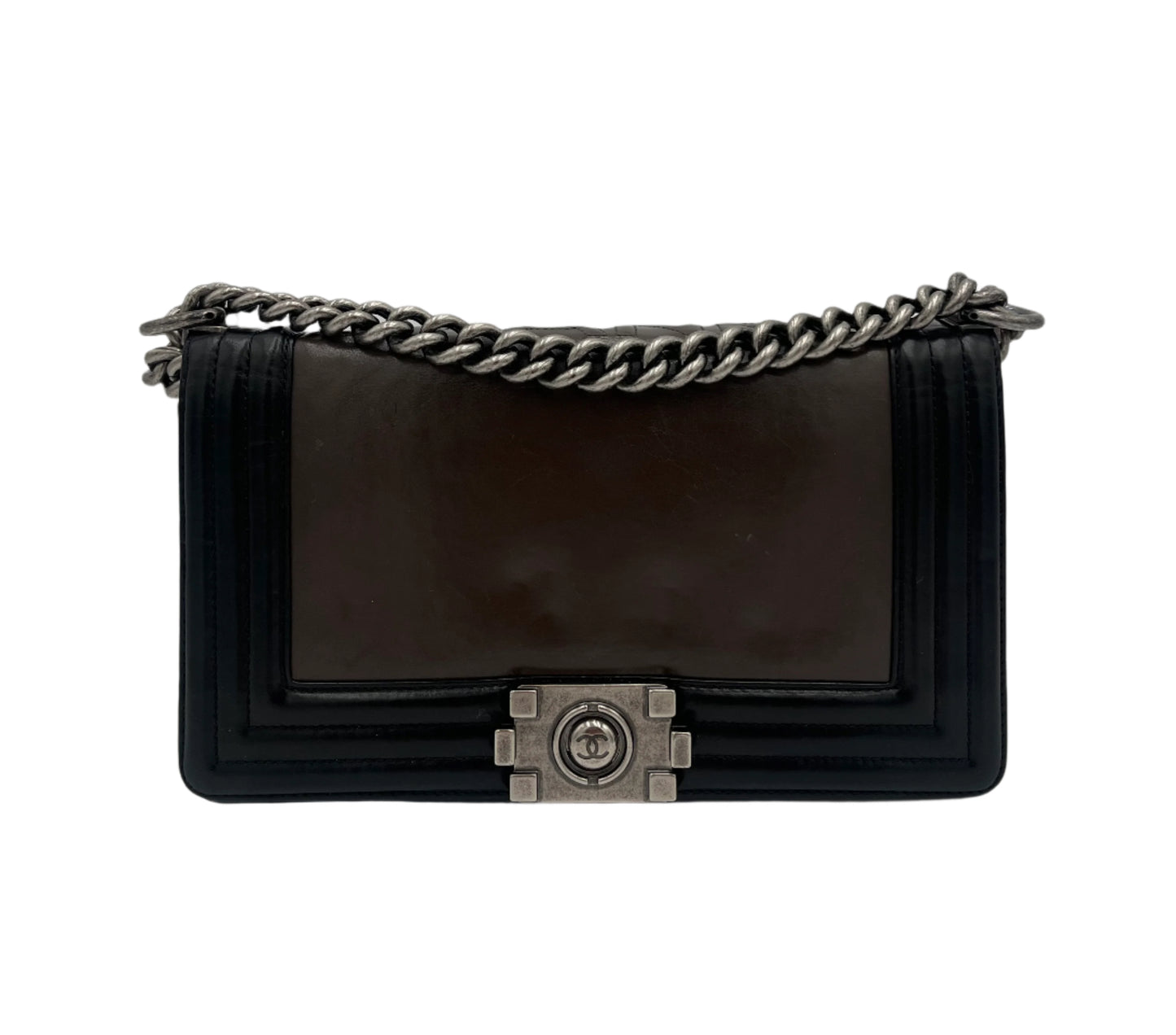 2011 Chanel Glazed Calfskin Boy Bag