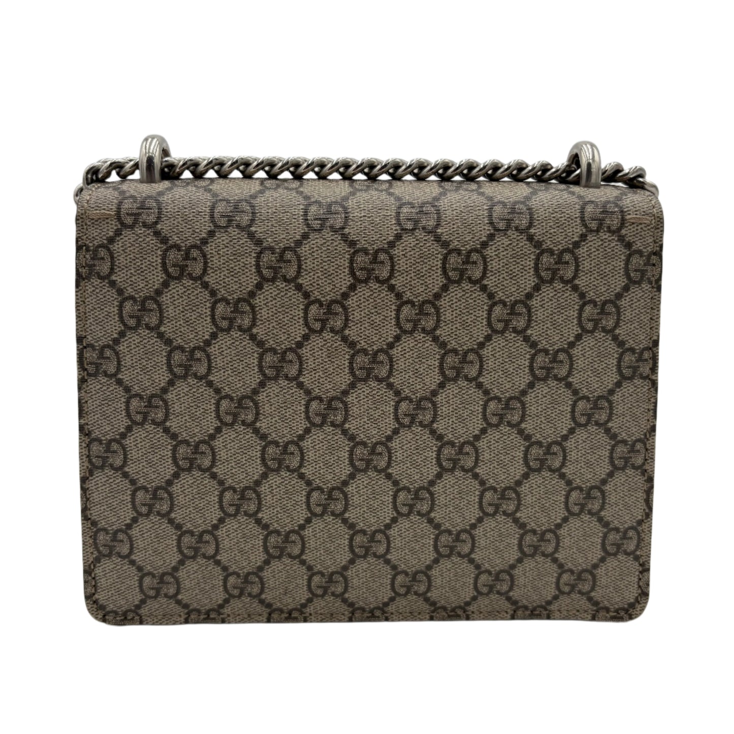 Gucci Dionysus Shoulder Bag-Beige/Black : Small