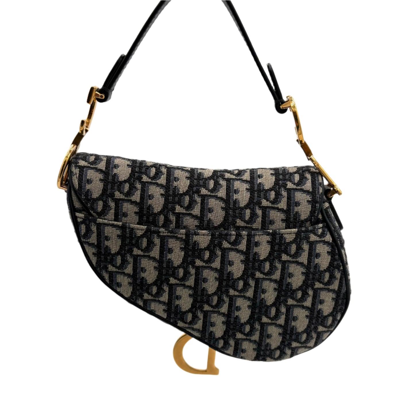 Christian Dior Mini Saddle Bag With Strap & Guitar Strap