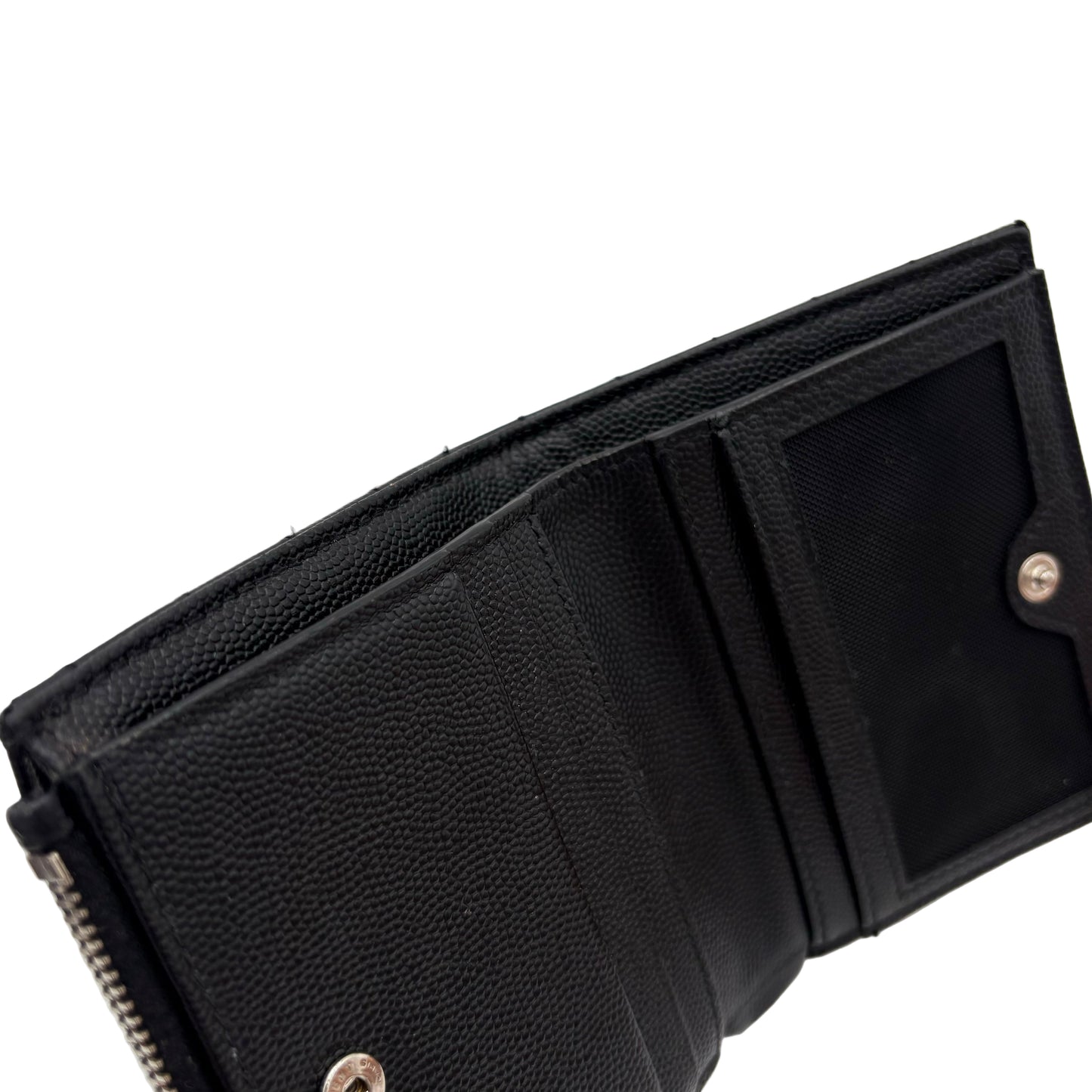 Saint Laurent YSL Cassandre Matalasse Bi-Fold Wallet