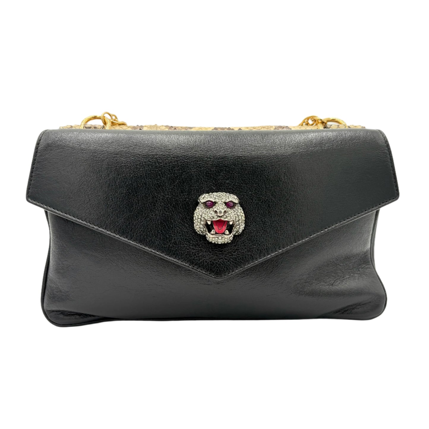 Gucci Thiara Double-Black/Python : Medium