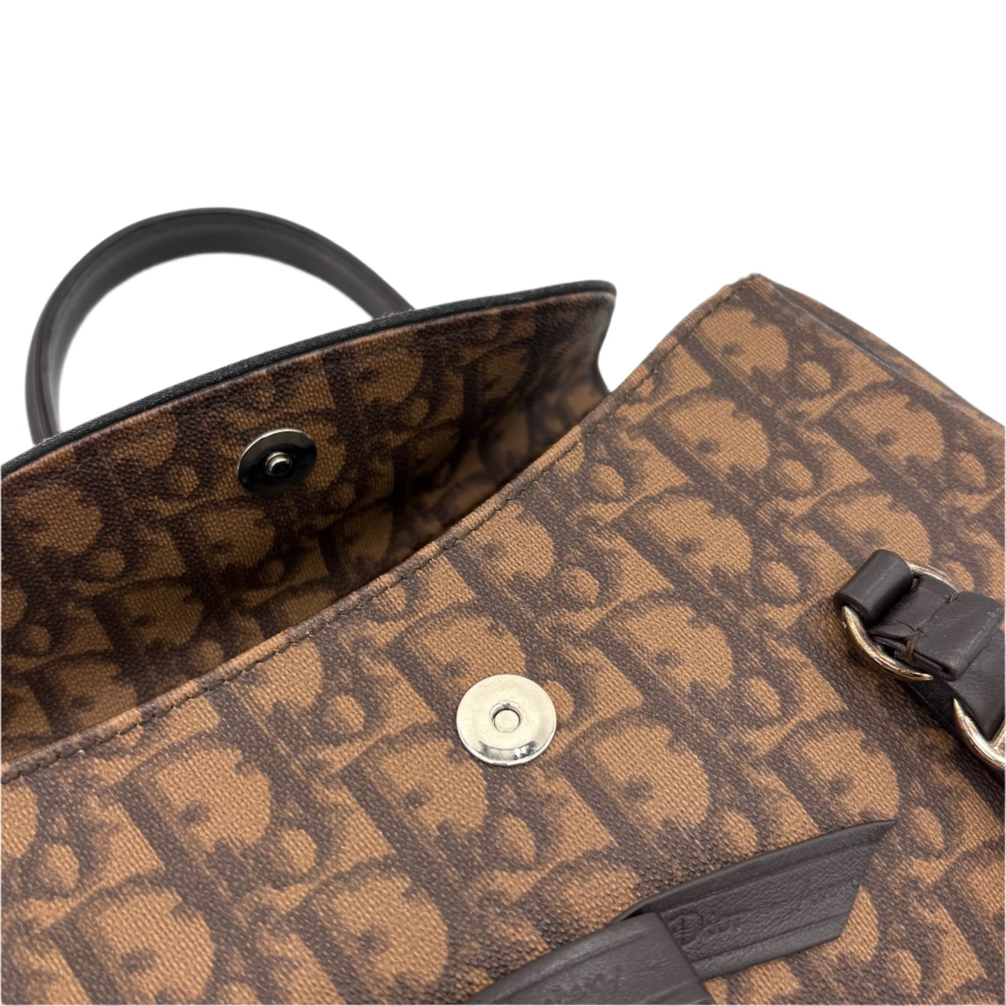 Y2K Christian Dior Monogram Romantique Trotter Flap