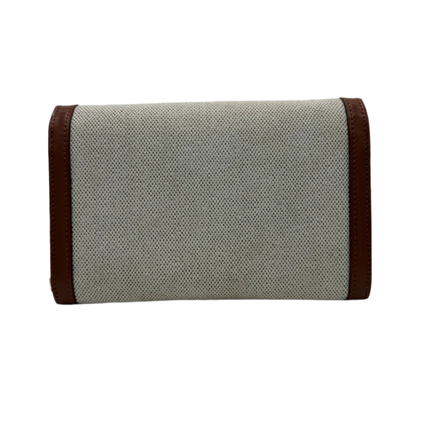 Saint Laurent Uptown Chain Wallet In Micro Raffia Crossbody