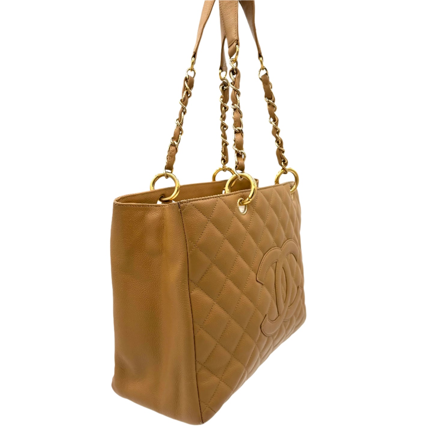 2011 Chanel Grand Shopping Tote-Light Beige