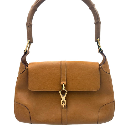 Gucci Tan Jackie Bamboo Handle