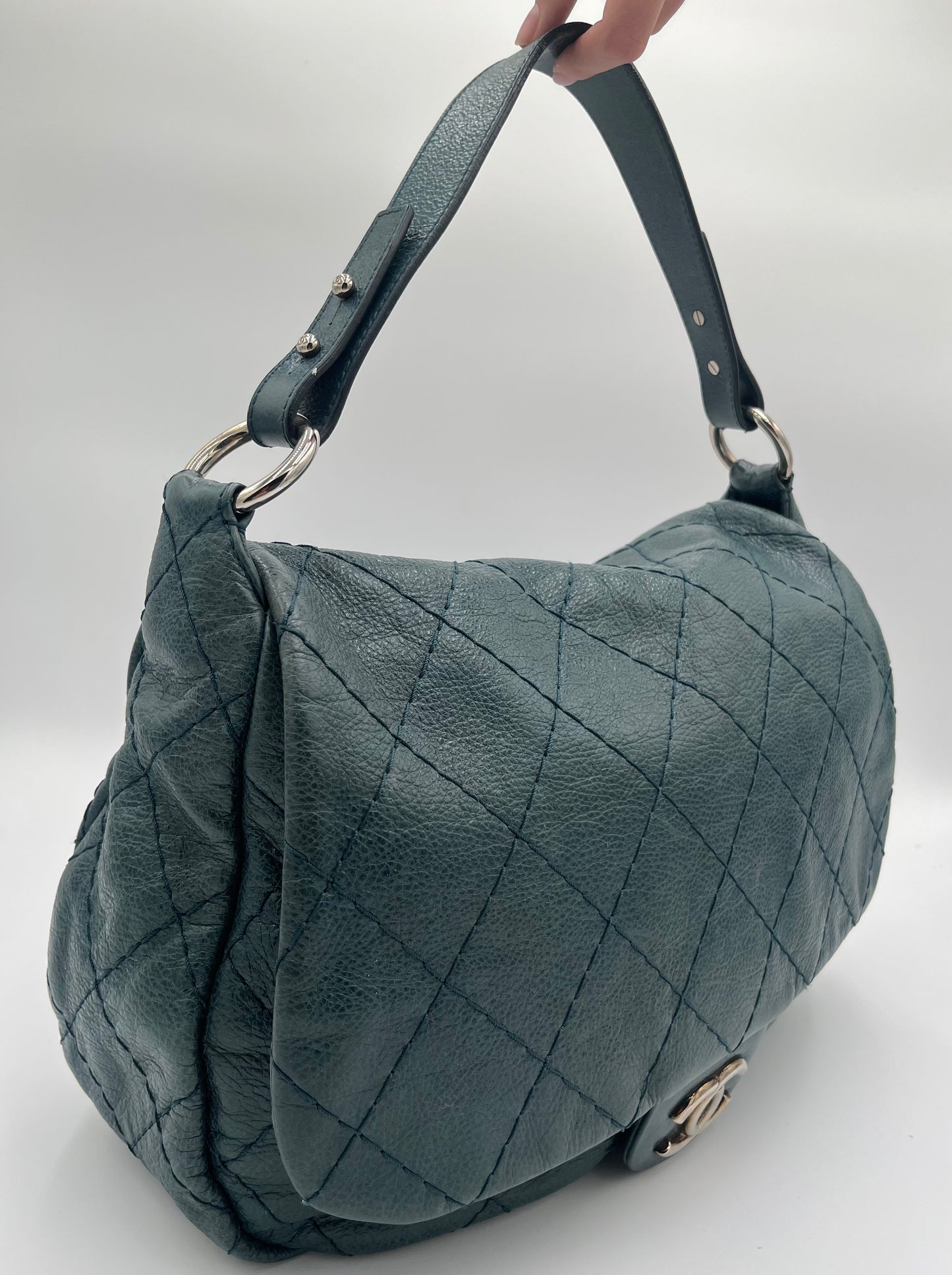 2011 Chanel Quilted Chanel Bag-Blue