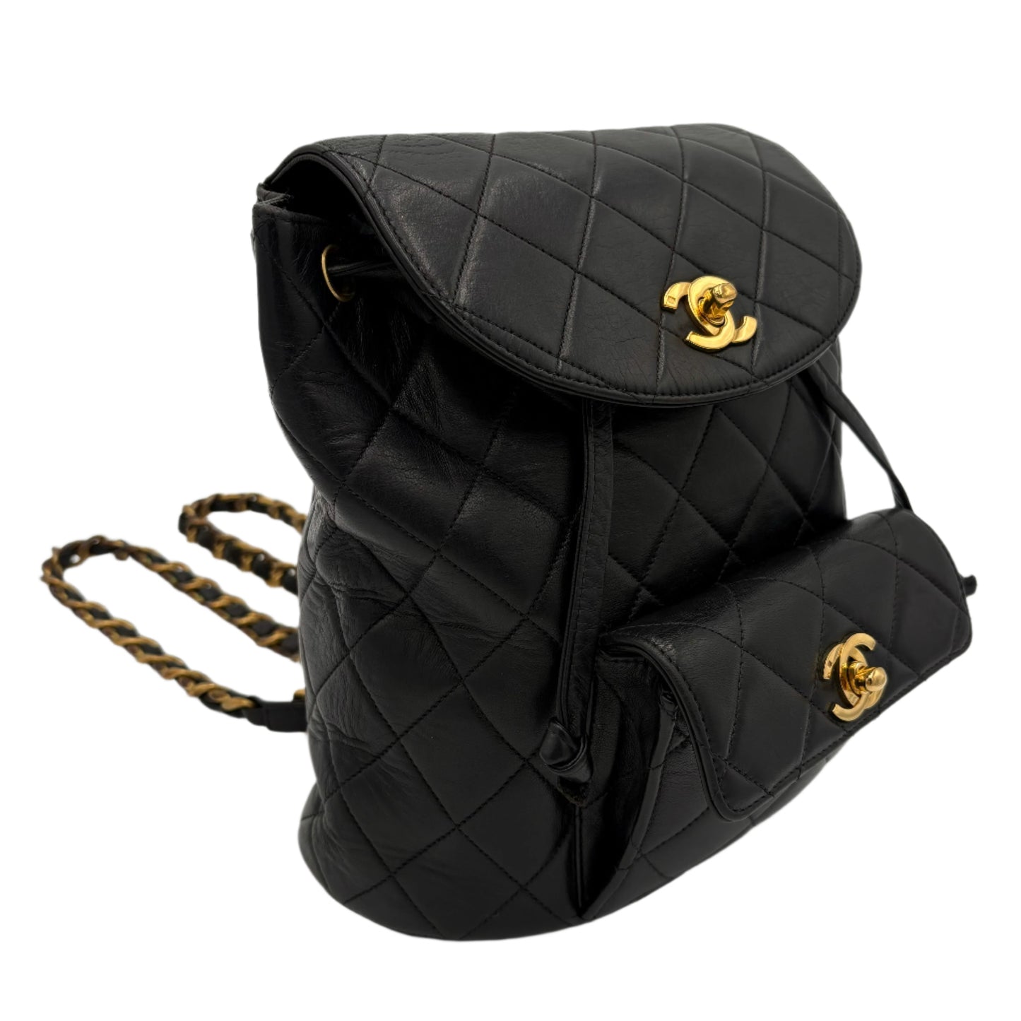 1994-96 Chanel Quilted Lambskin Duma Backpack