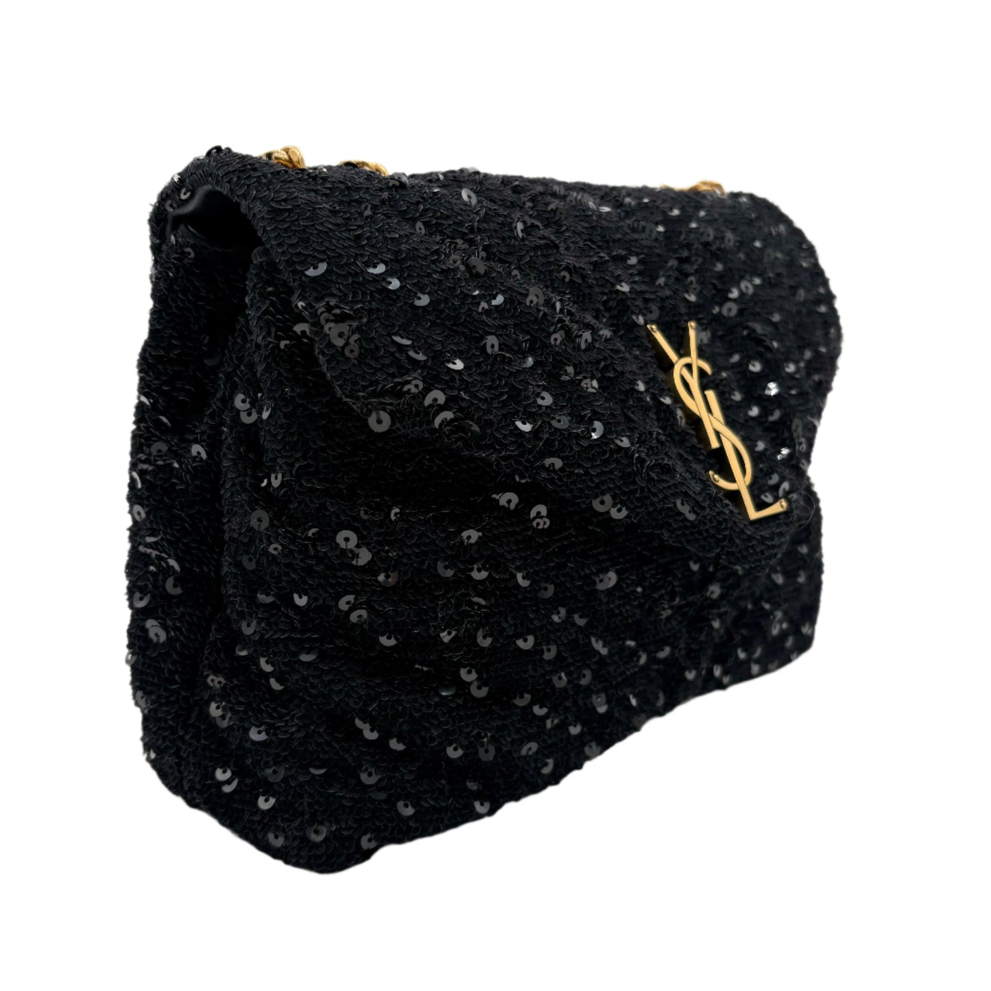 Saint Laurent Loulou Small Sequin Shoulder Bag