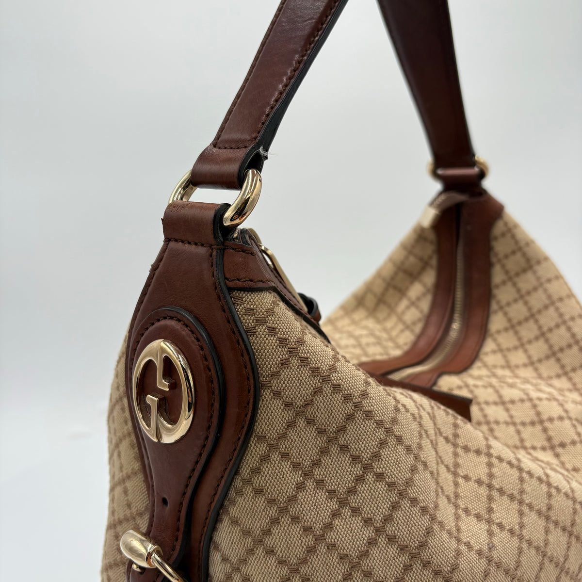 Gucci Diamante Village GG Shoulder Bag
