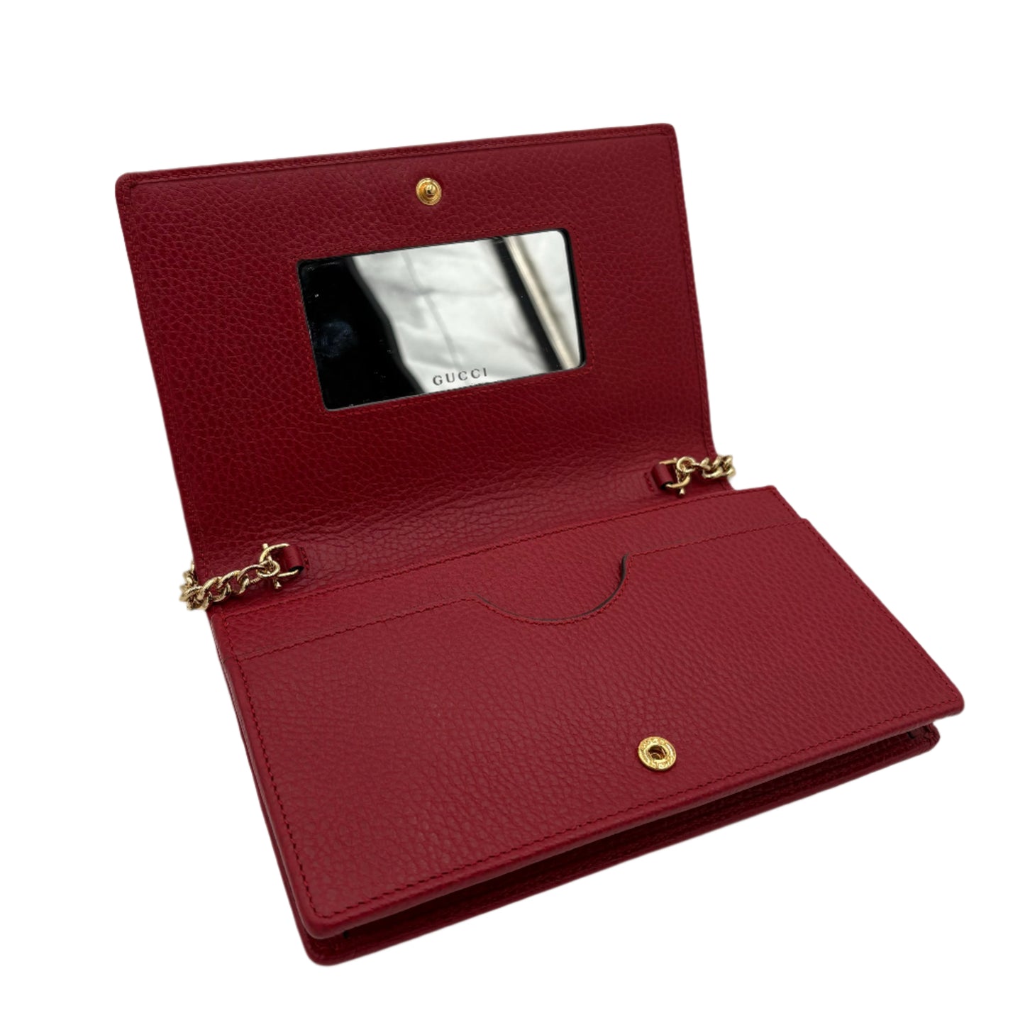 Gucci GG Marmont Leather Mini Chain Bag