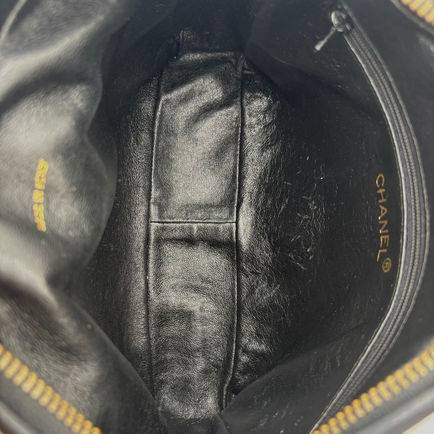 1989-1991 Chanel Lambskin Camera Bag with Tassel