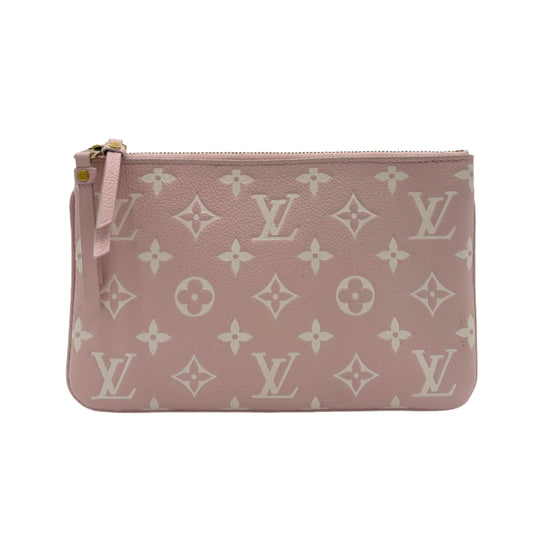 Louis Vuitton Double Zipper Pochette: Pink