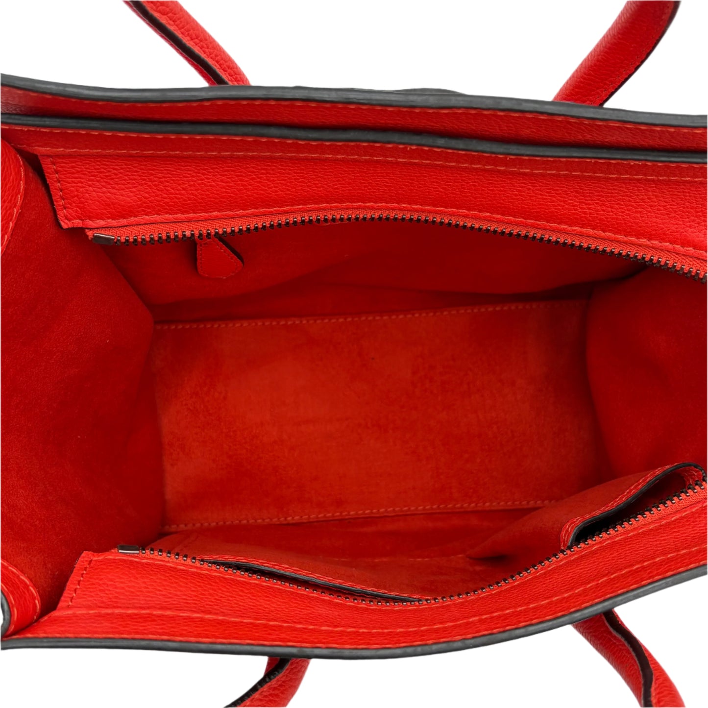 Celine Mini Luggage Bag Orange