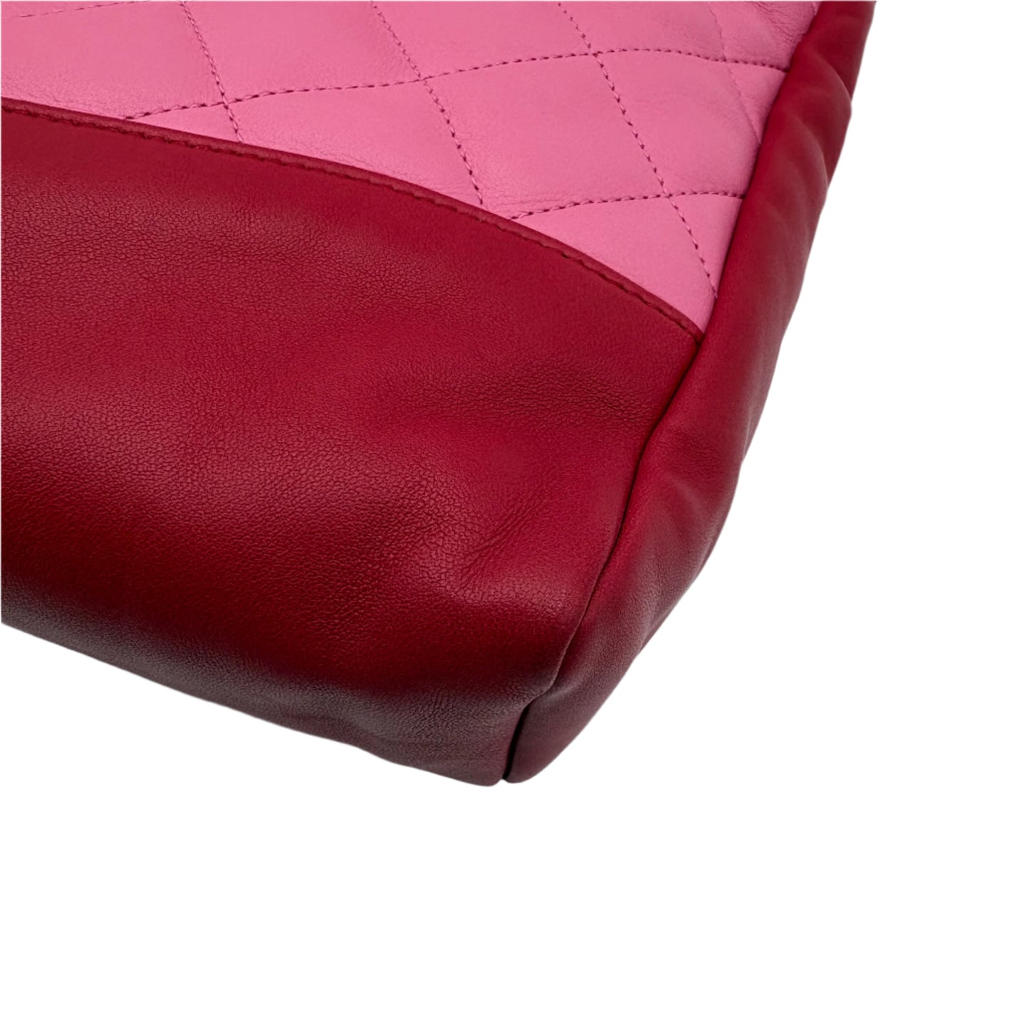 Chanel 31 Lambskin Large Shopping Tote : Pink/Red