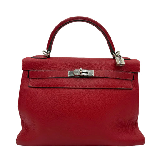 2006 Hermes Kelly Clemence-Rouge : 30 cm