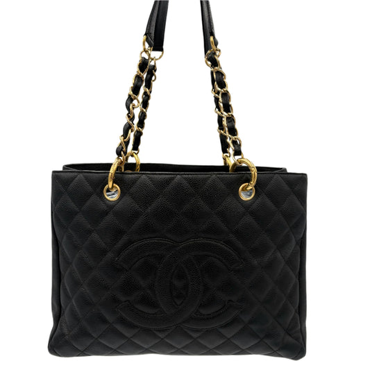 2008/09 Chanel Grand Shopping Tote-Black Caviar