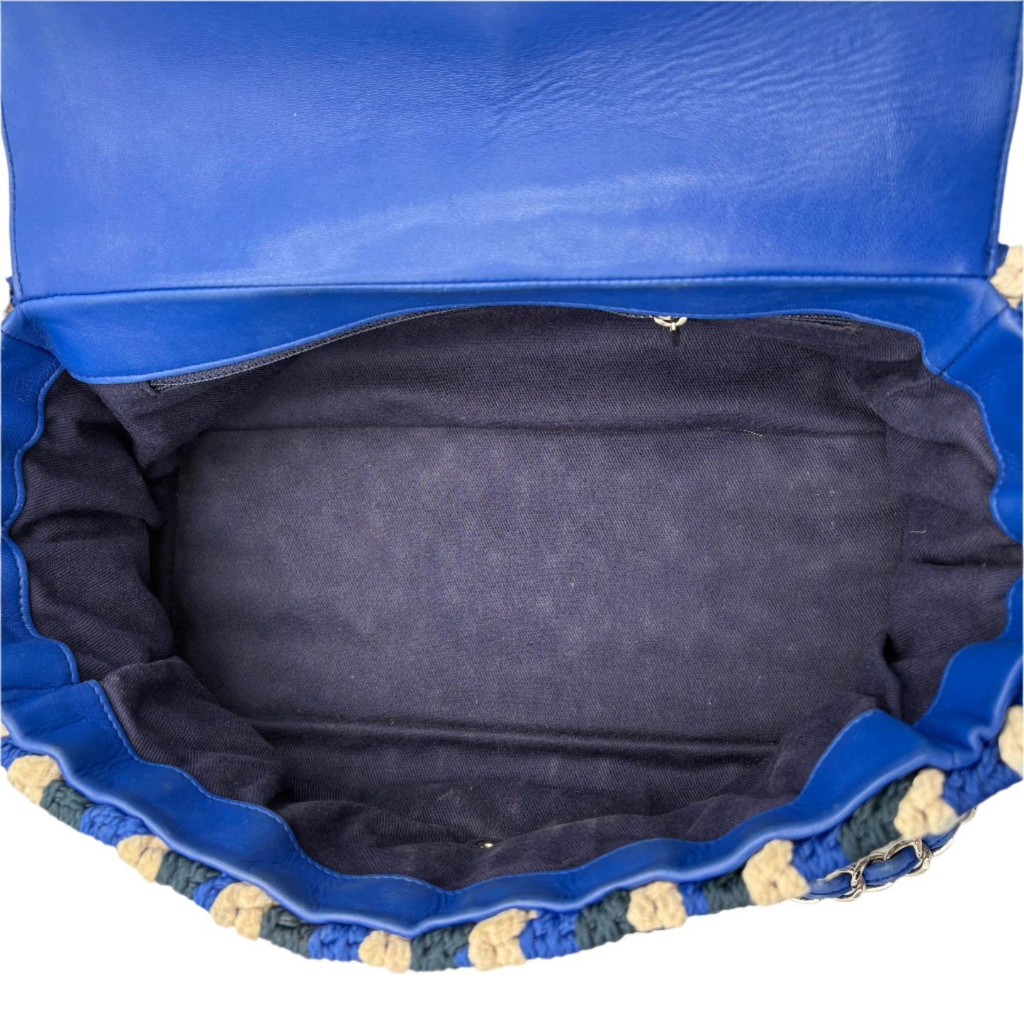 2014 Chanel Cruise Woven Flap Bag