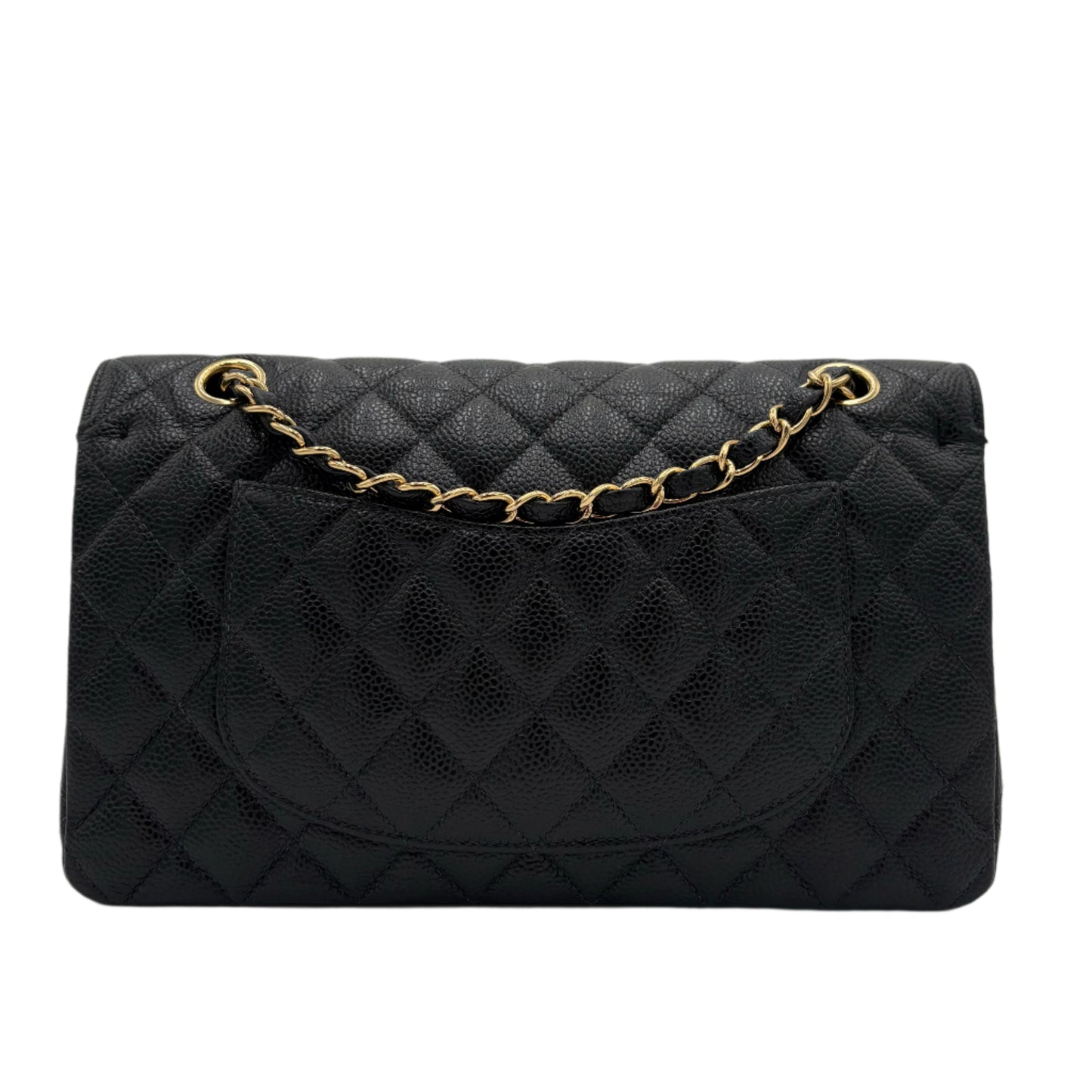 2005 Chanel Black Caviar Medium Double Flap Bag