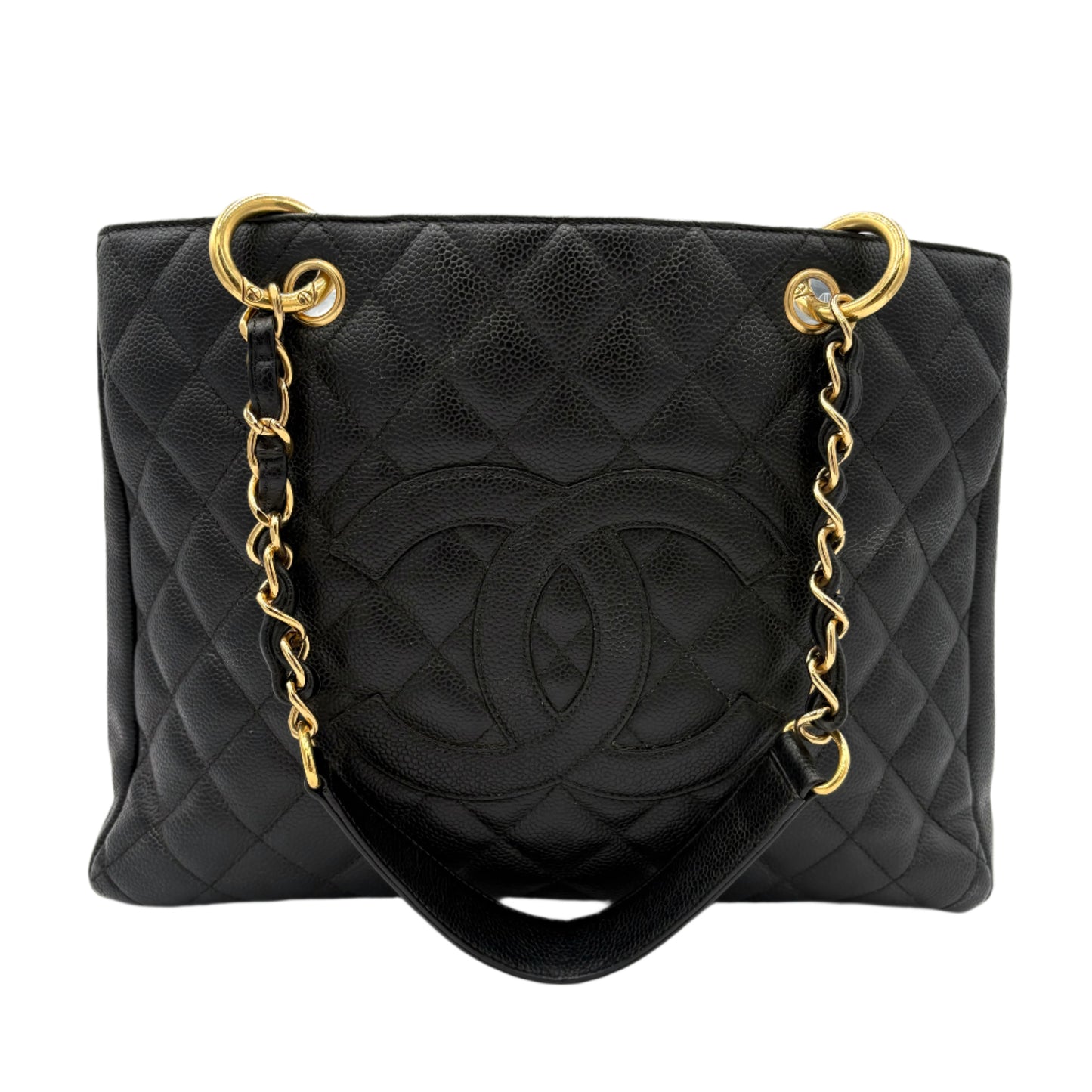 2008/09 Chanel Grand Shopping Tote-Black Caviar
