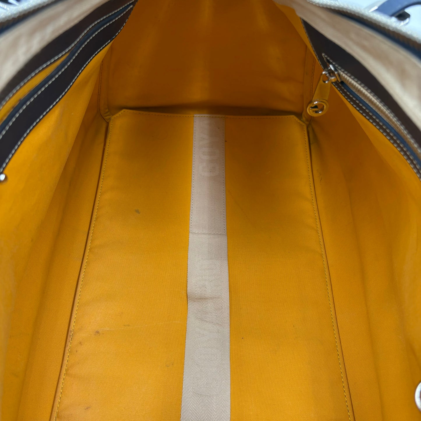 Goyard Goyardine Croisiere Blue Boston 50 Bag