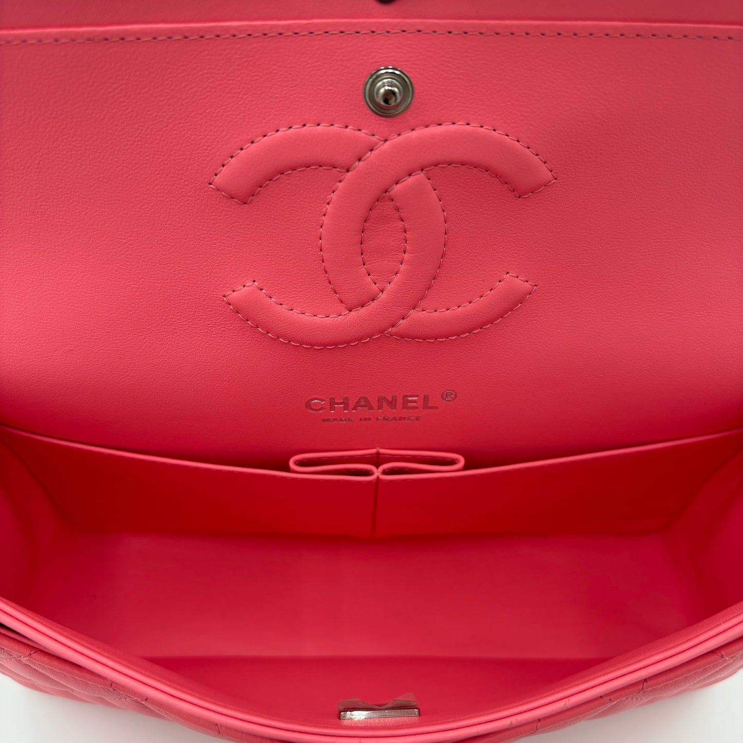 2024 Chanel Double Flap Lambskin Medium Bag