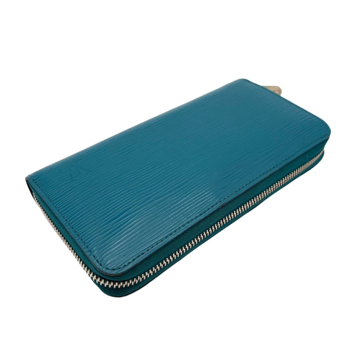 Louis Vuitton Epi Zippy Wallet.-Electric Blue