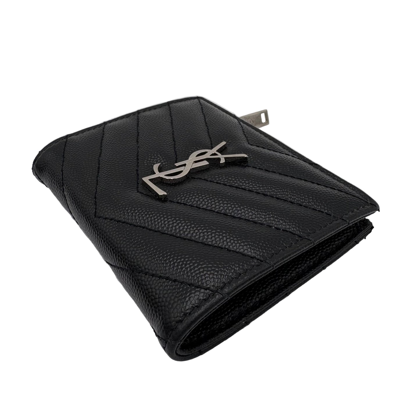 Saint Laurent YSL Cassandre Matalasse Bi-Fold Wallet