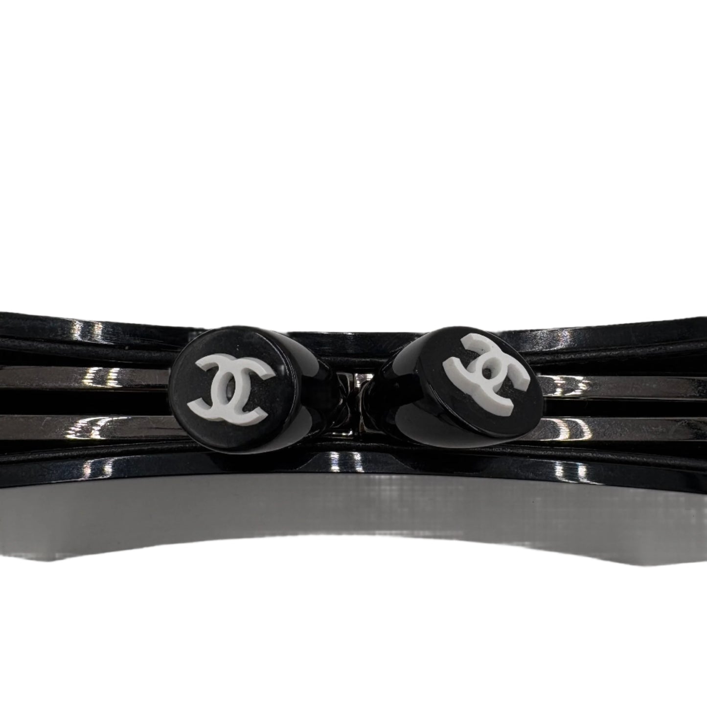 Chanel Lucite Kiss Lock Clutch