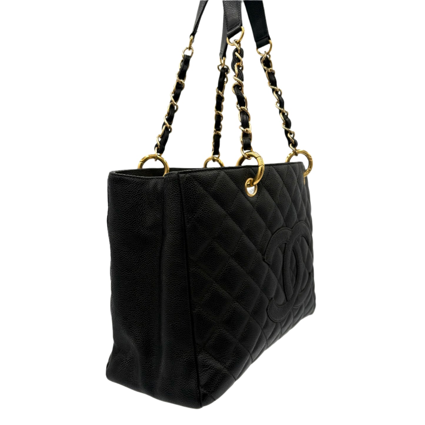 2008/09 Chanel Grand Shopping Tote-Black Caviar