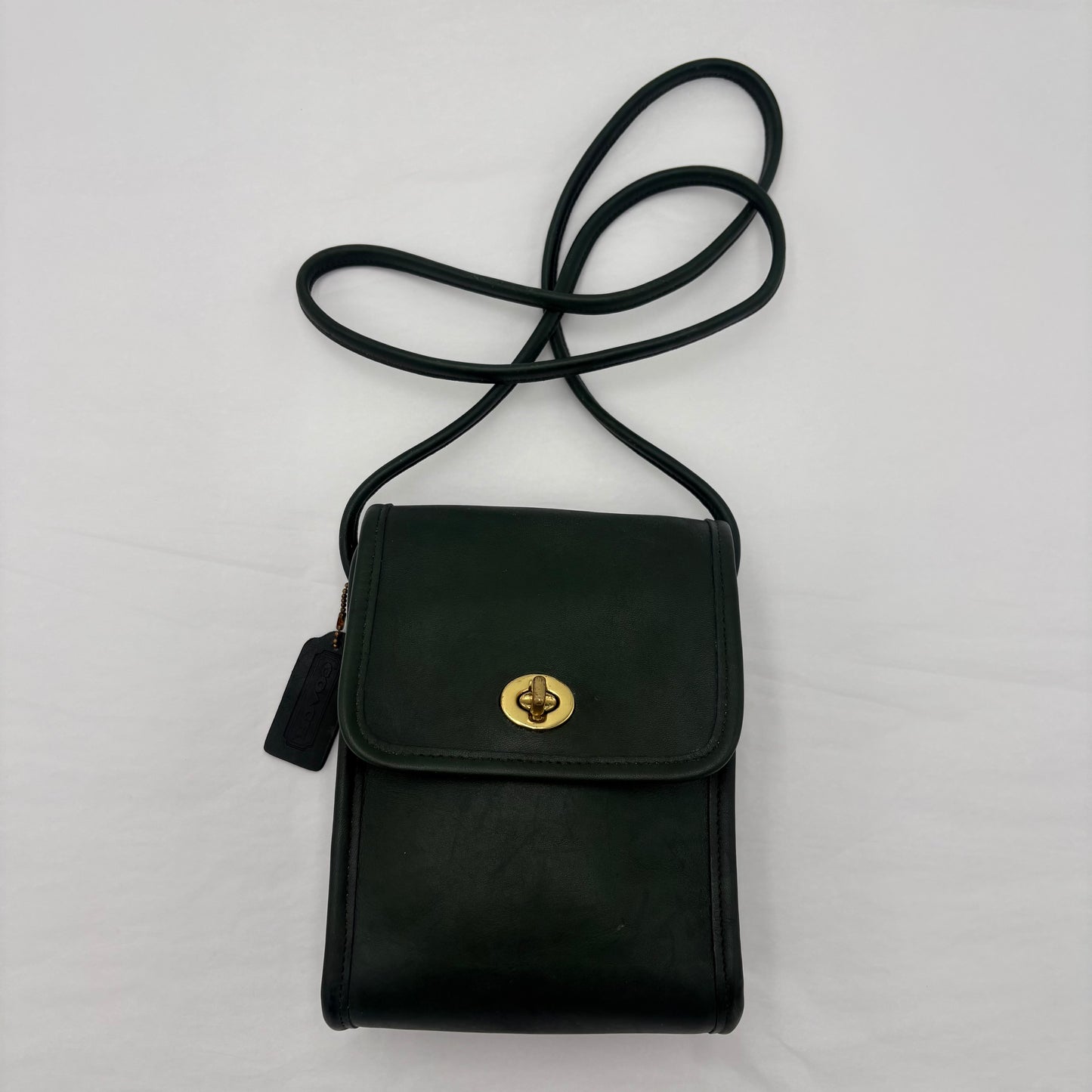 1995 Coach Scooter Crossbody Bag Green