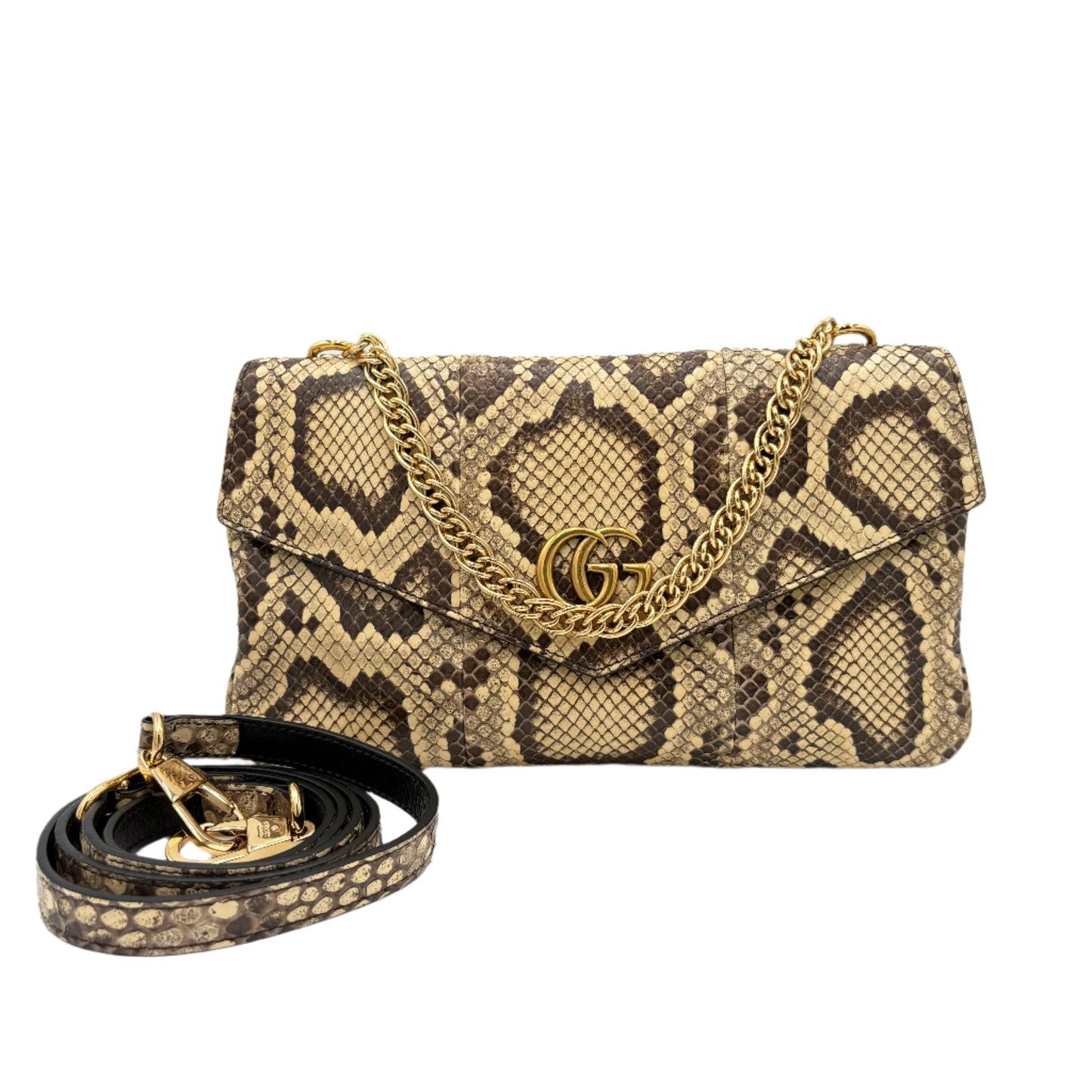 Gucci Thiara Double-Black/Python : Medium