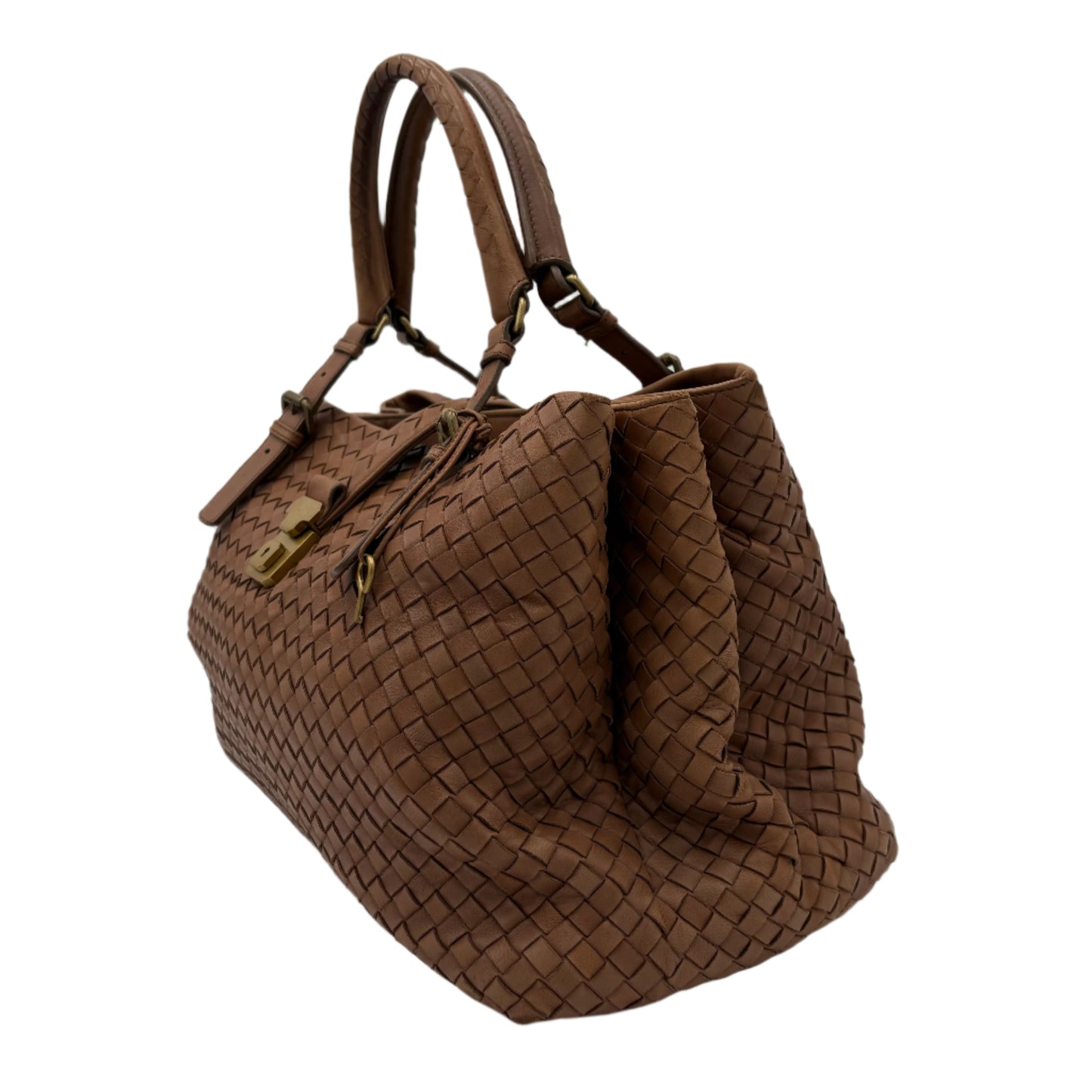 Bottega Veneta Roma Leather Tote