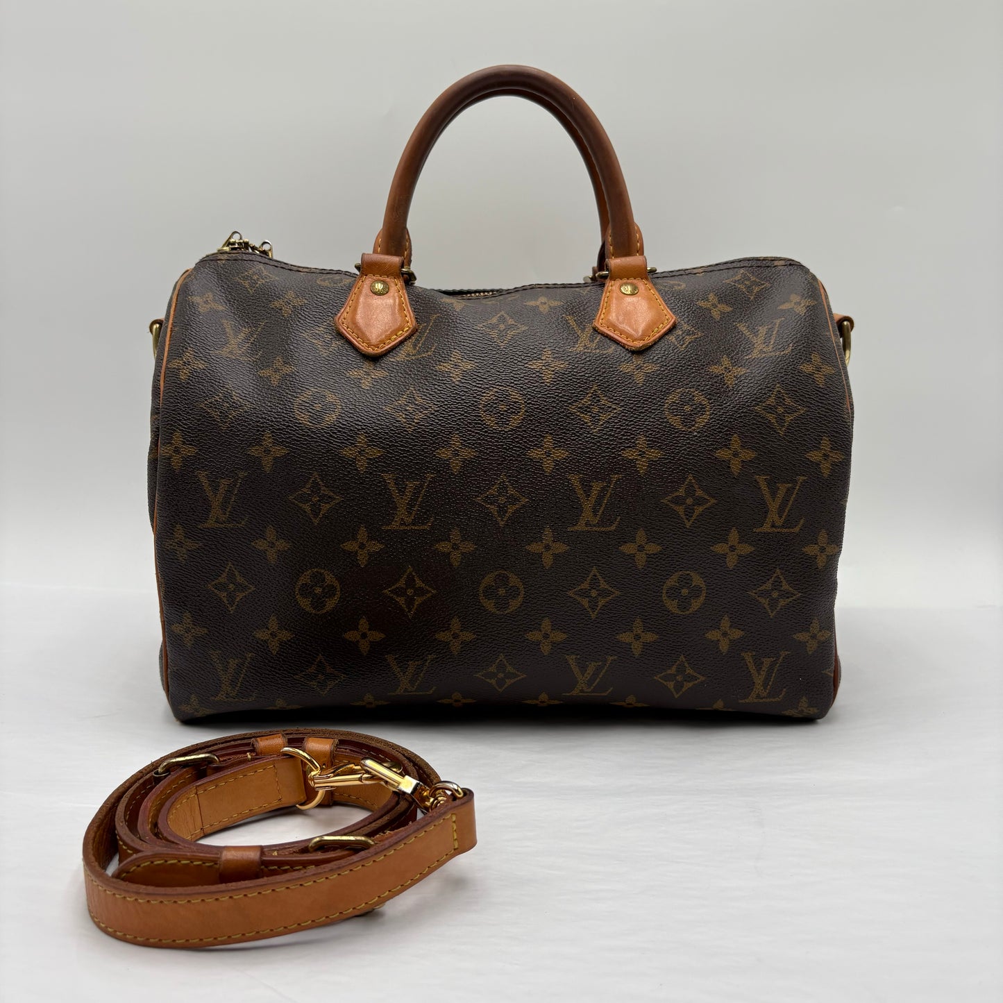 2017 Louis Vuitton Speedy Bandouliere Monogram 30