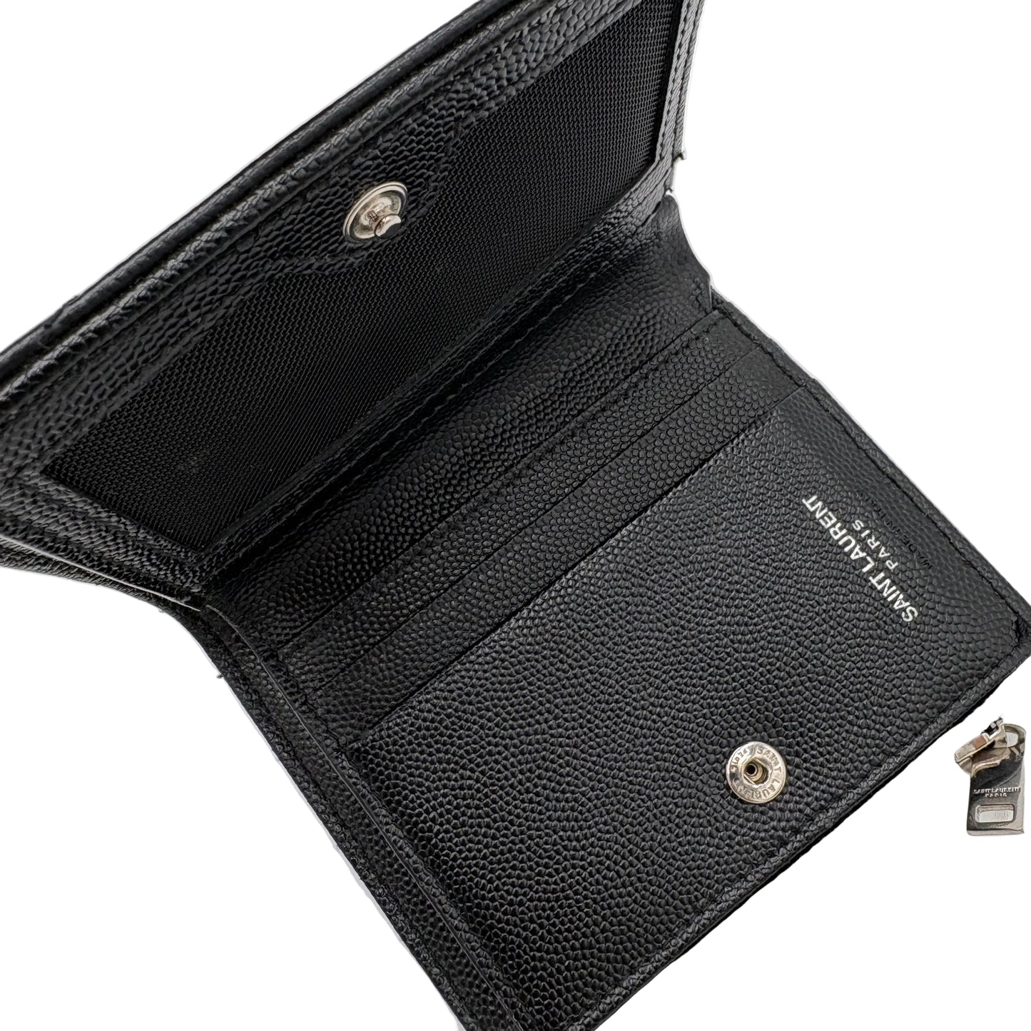 Saint Laurent YSL Cassandre Matalasse Bi-Fold Wallet