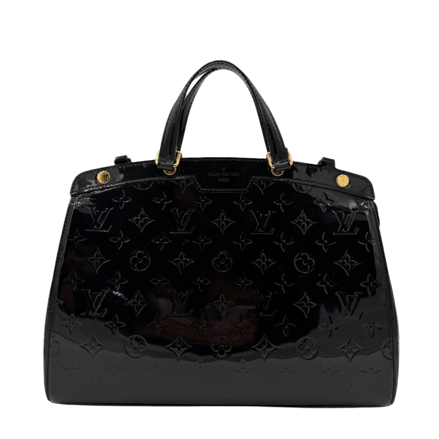 Louis Vuitton Brea Handbag-Vernis Black : MM