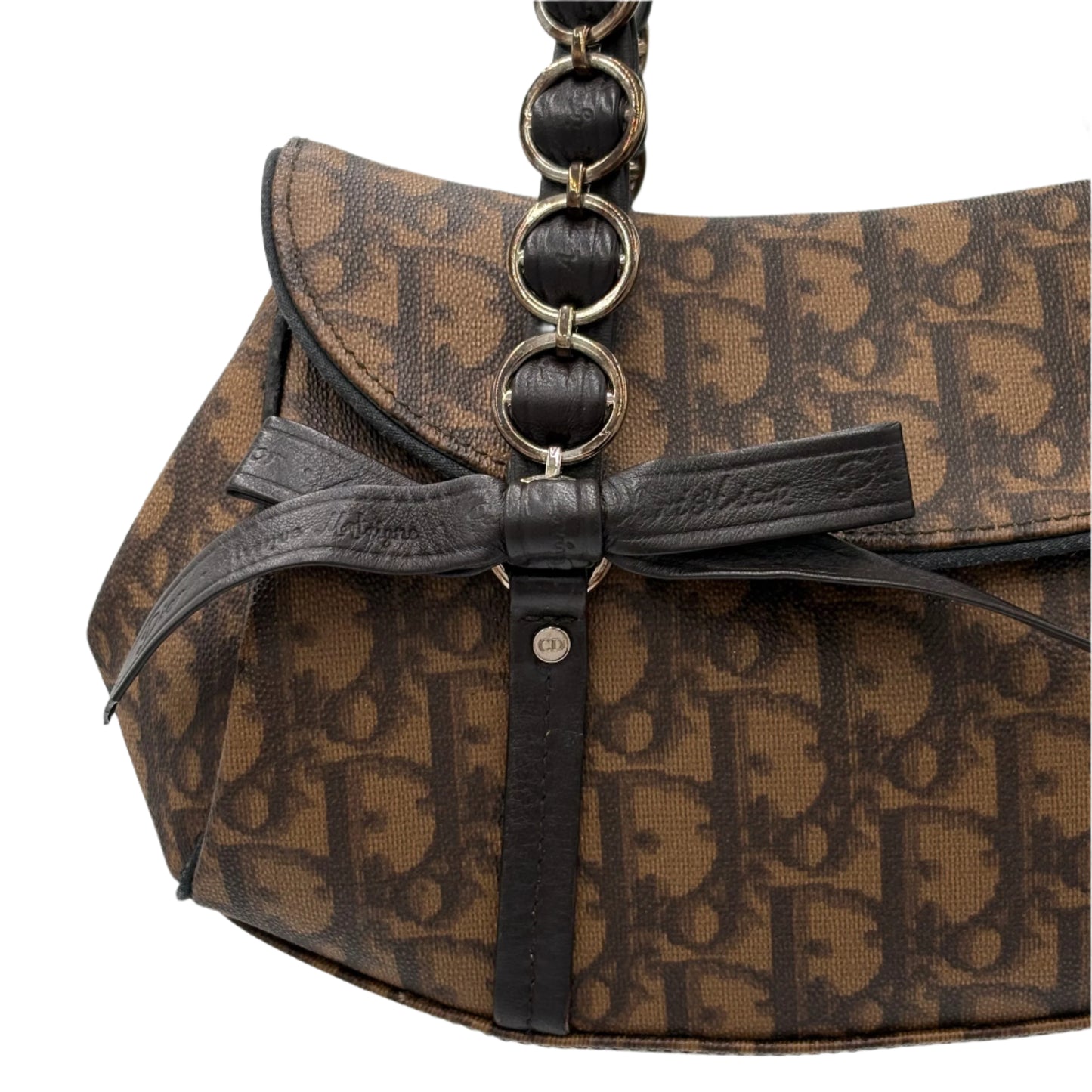 Y2K Christian Dior Monogram Romantique Trotter Flap