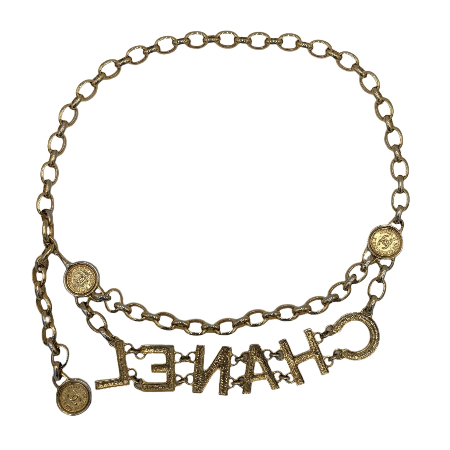 1993 Chanel Letter Logo Belt